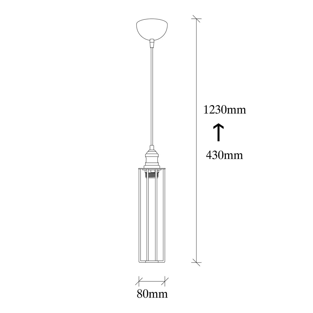 Lampa sufitowa Sirarer industrialna średnica 8 cm czarna