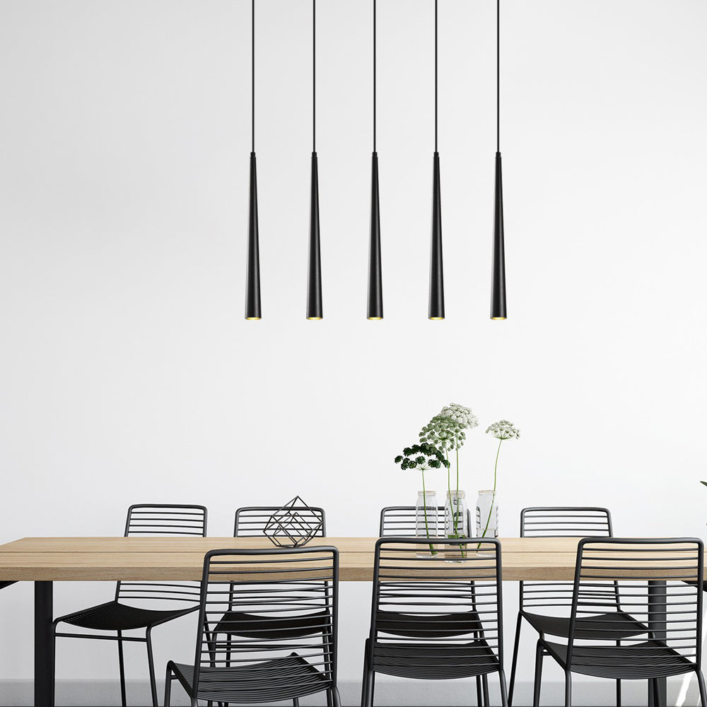Żyrandol Cally x5 minimalistyczny