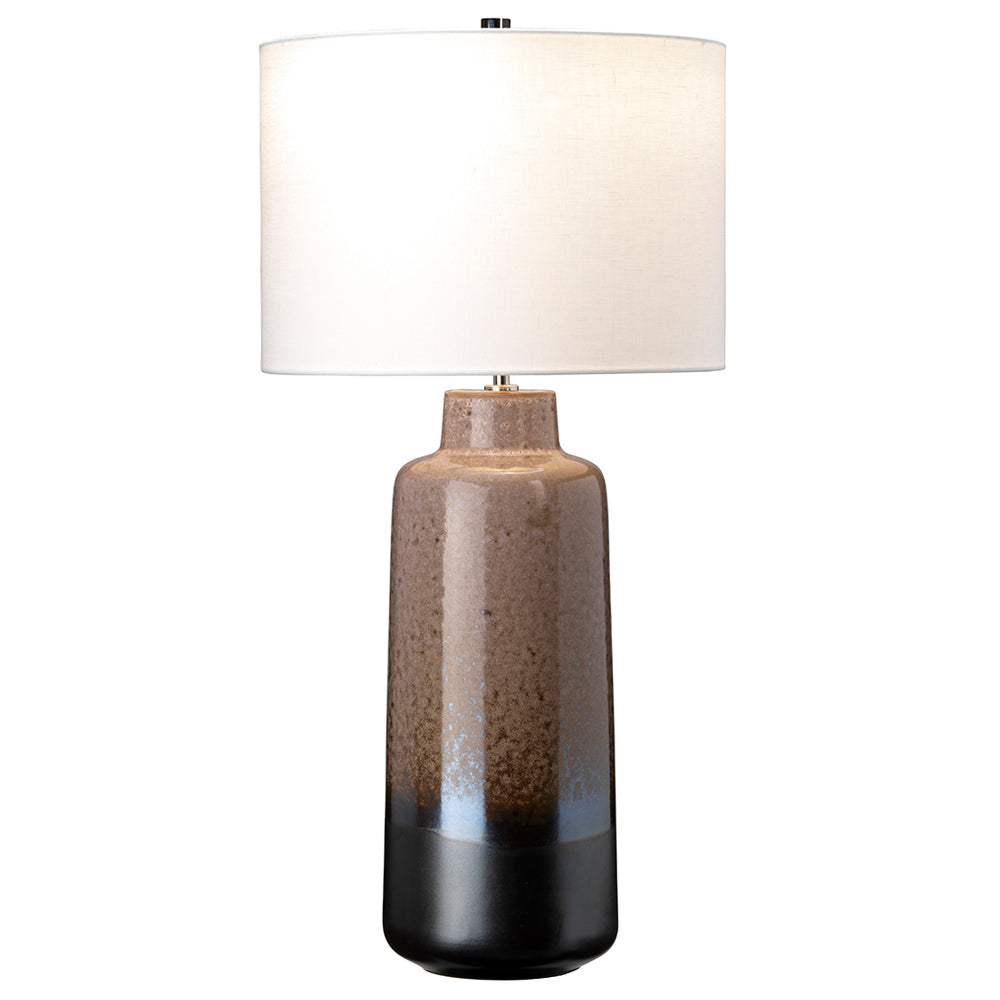 Lampa stołowa Merrly ceramiczna biała/brązowa