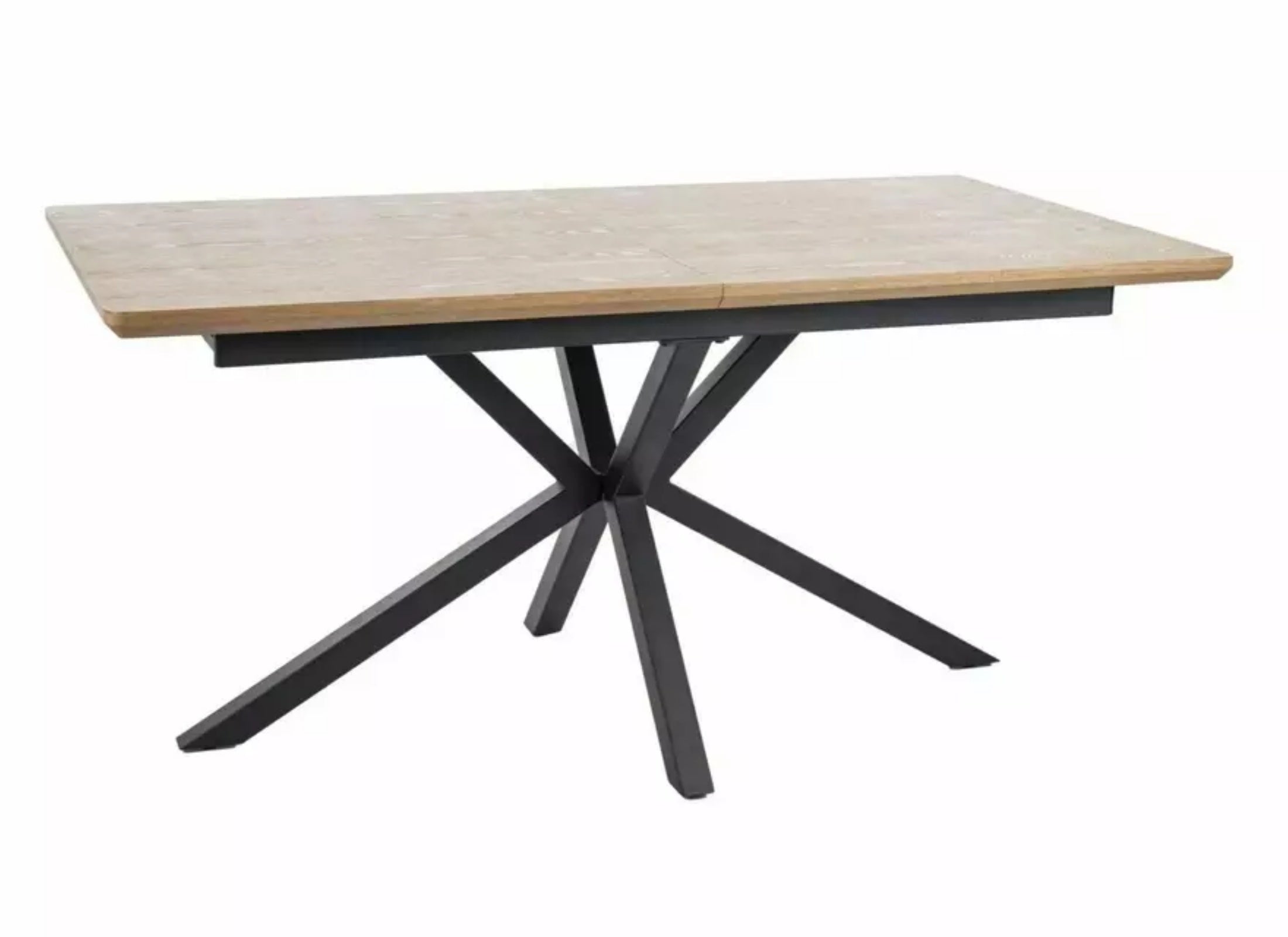 Stół rozkładany Logan 160(200)x90 dąb/ czarny mat
