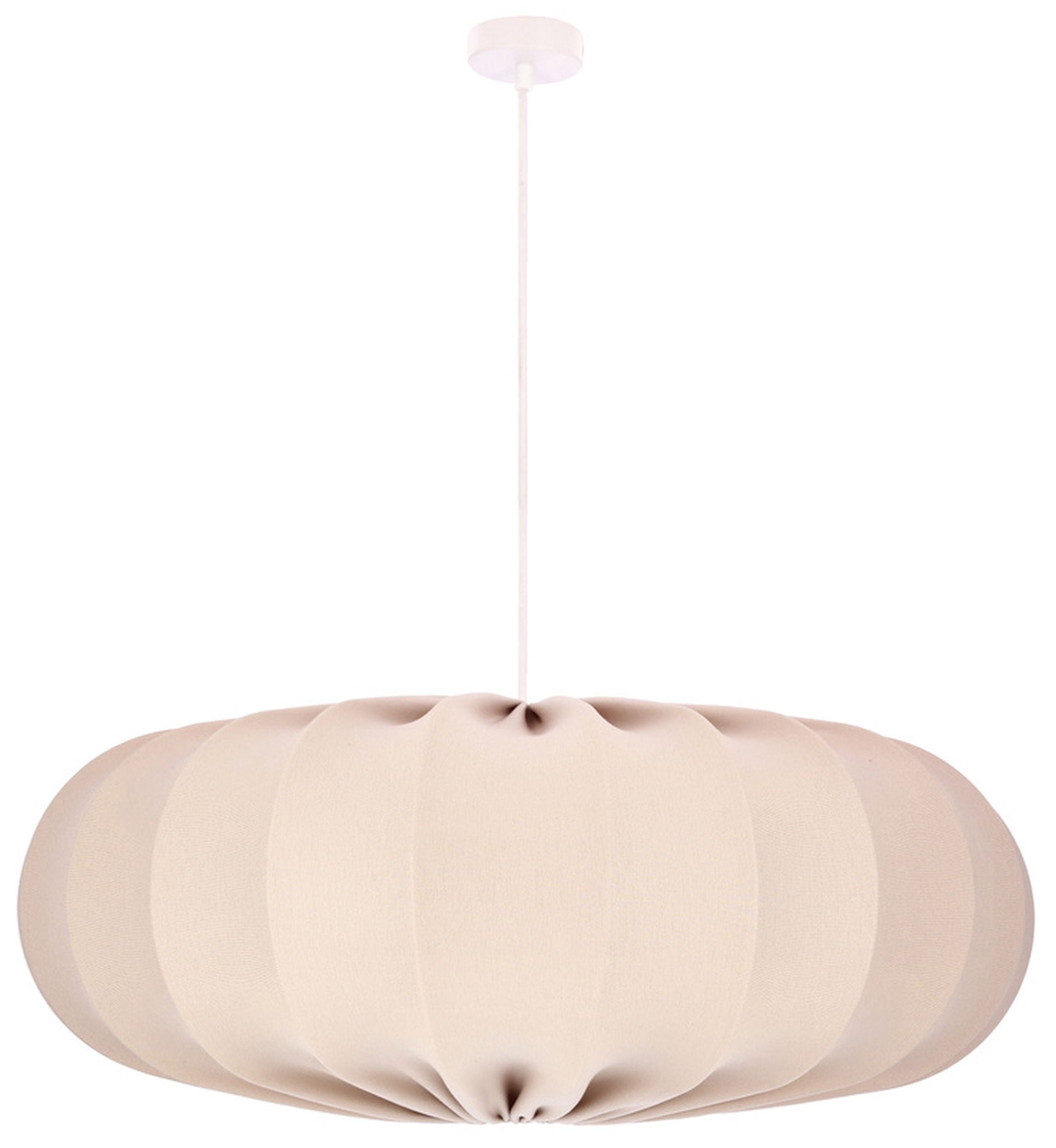 Lampa wisząca Cafee średnica 66 cm frappe z białą podstawą