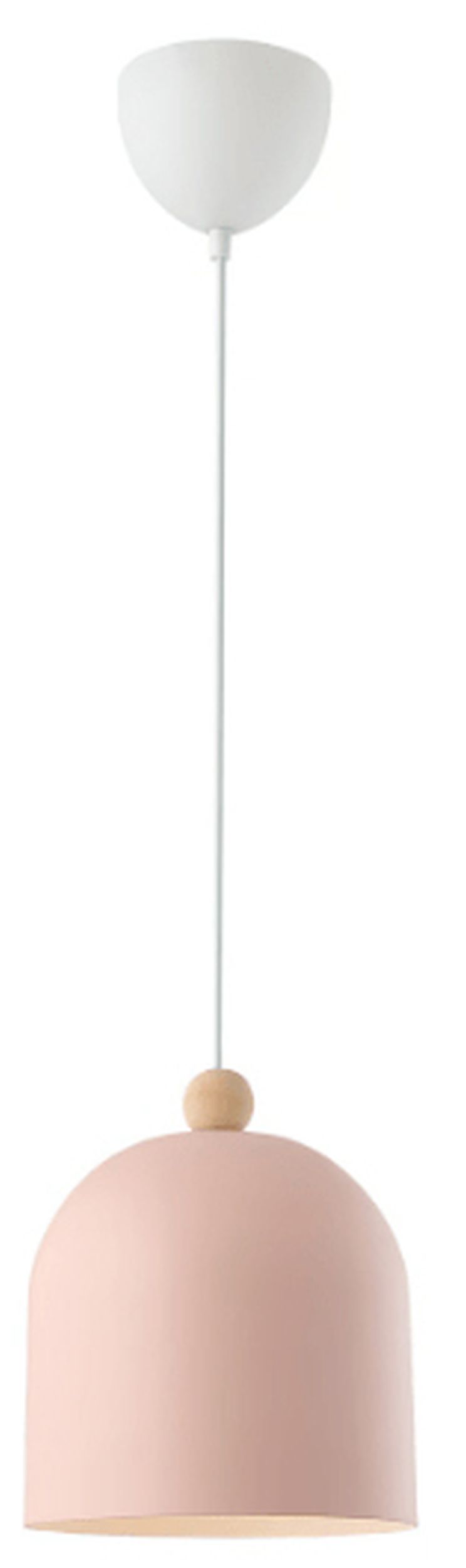 Lampa wisząca Gaston średnica 24 cm pastelowy róż