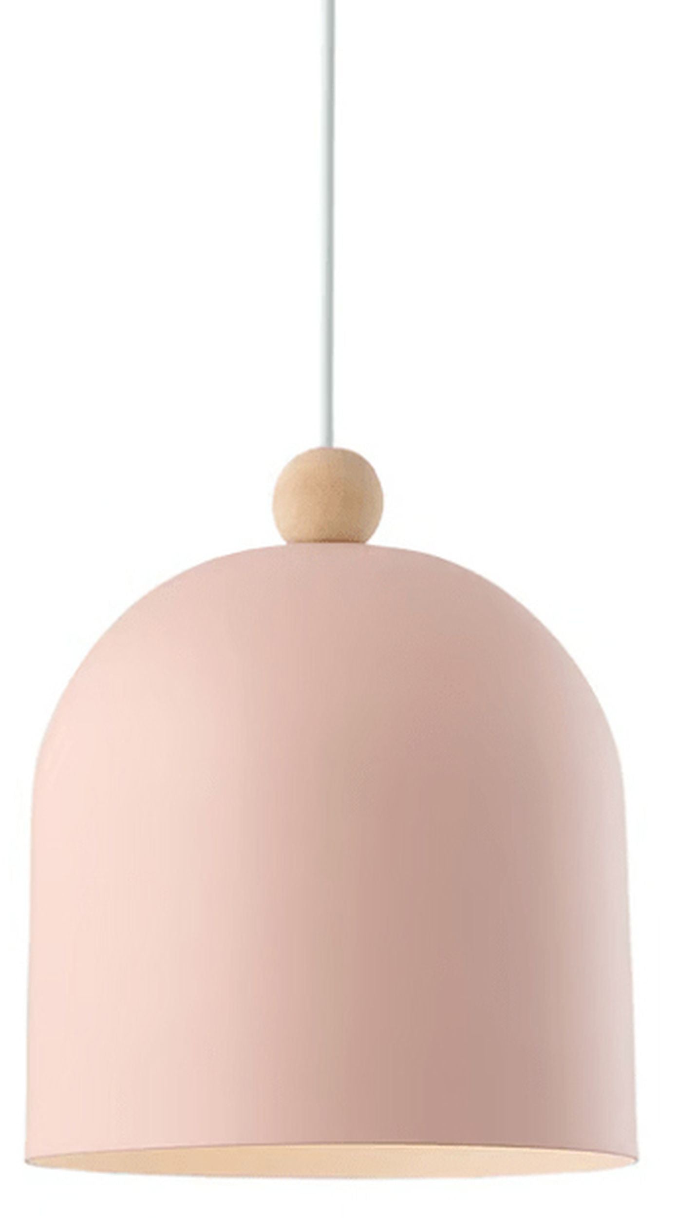 Lampa wisząca Gaston średnica 24 cm pastelowy róż