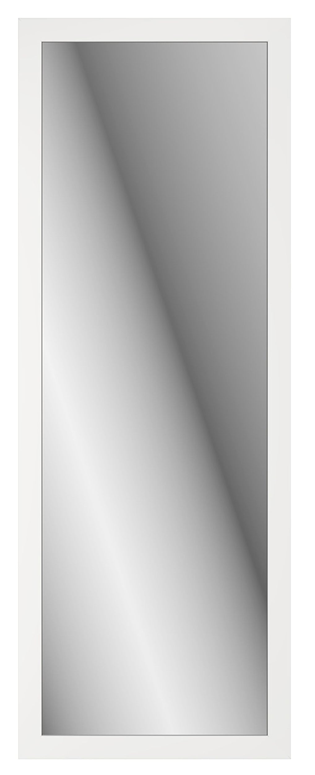 Lustro ścienne Gahtion 127x47 cm białe
