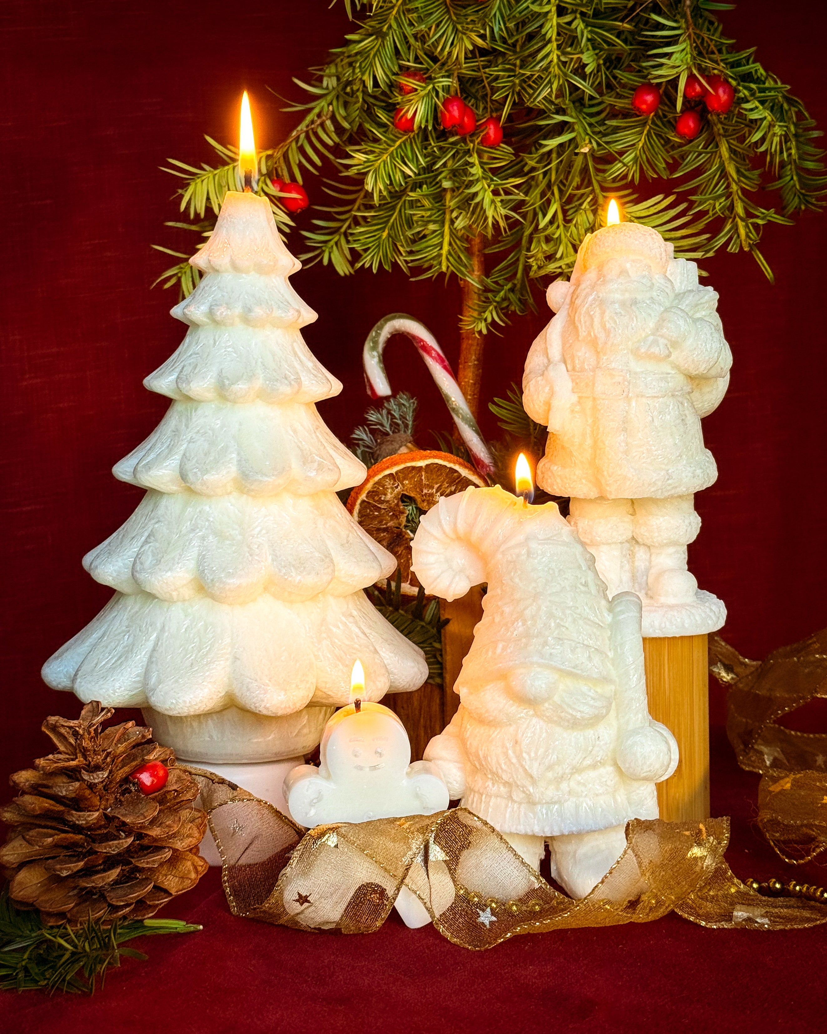 Świeca z wosku palmowego Christmas Gingerbread 50 g