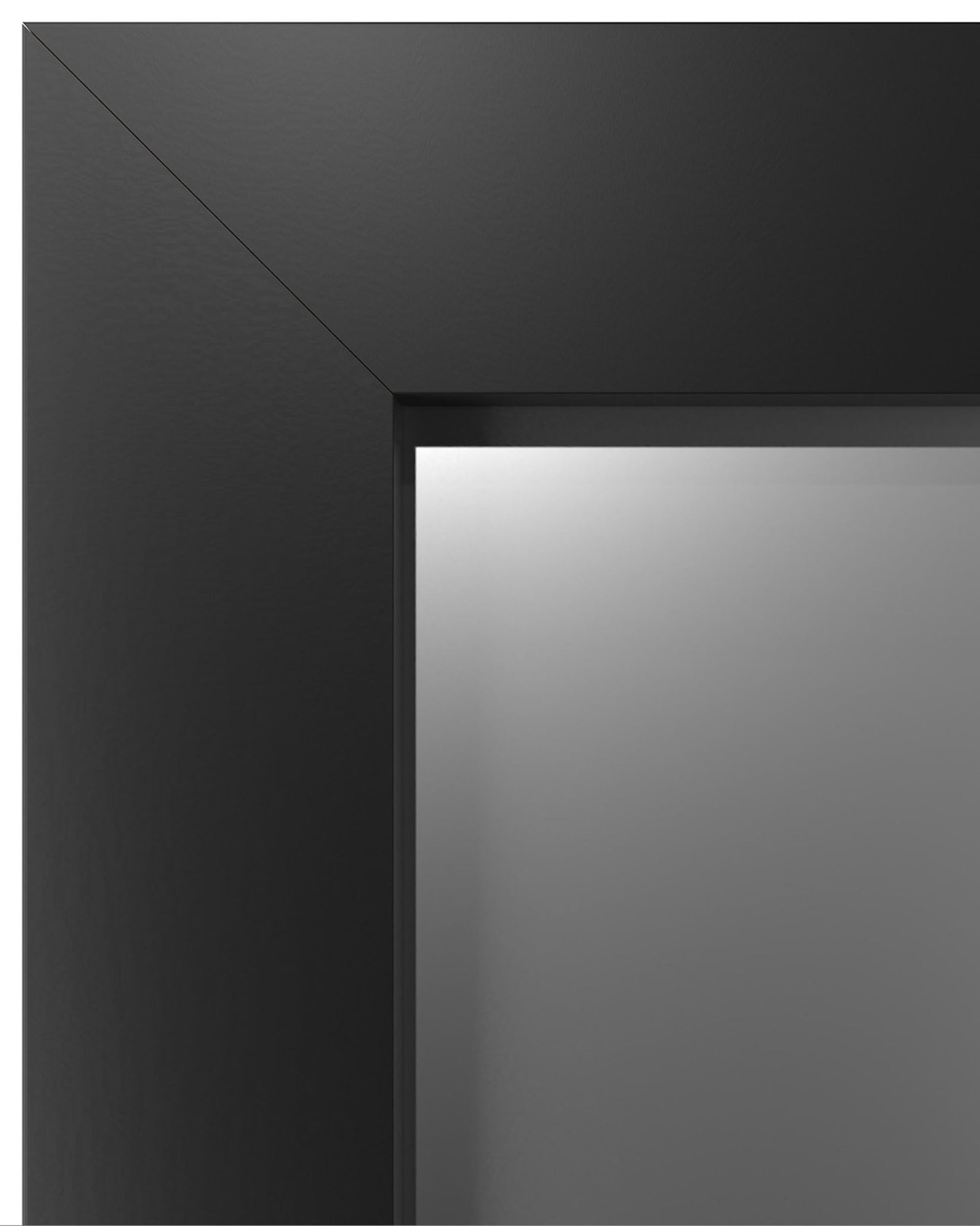 Lustro ścienne Hausly 148x56 cm czarne