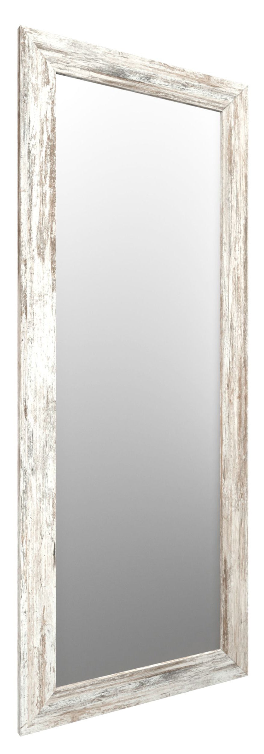 Lustro ścienne Hausly 148x56 cm shabby