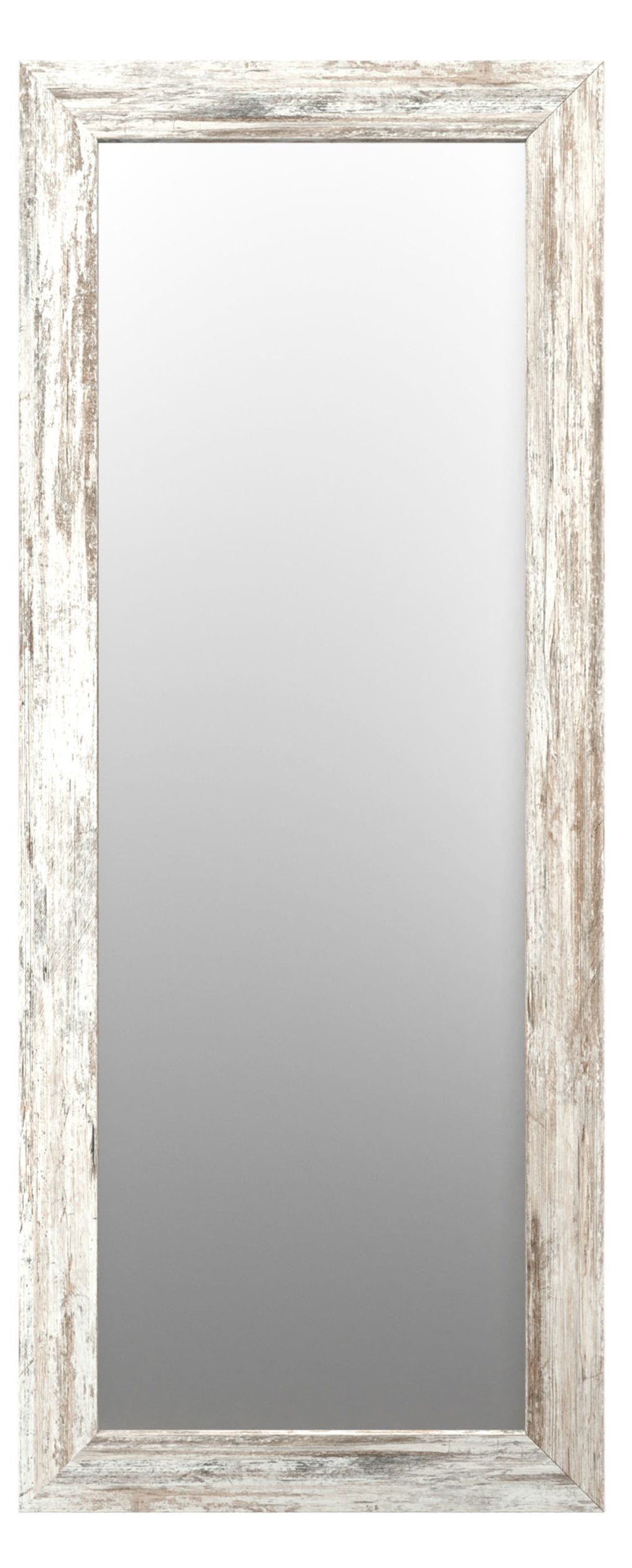 Lustro ścienne Hausly 148x56 cm shabby