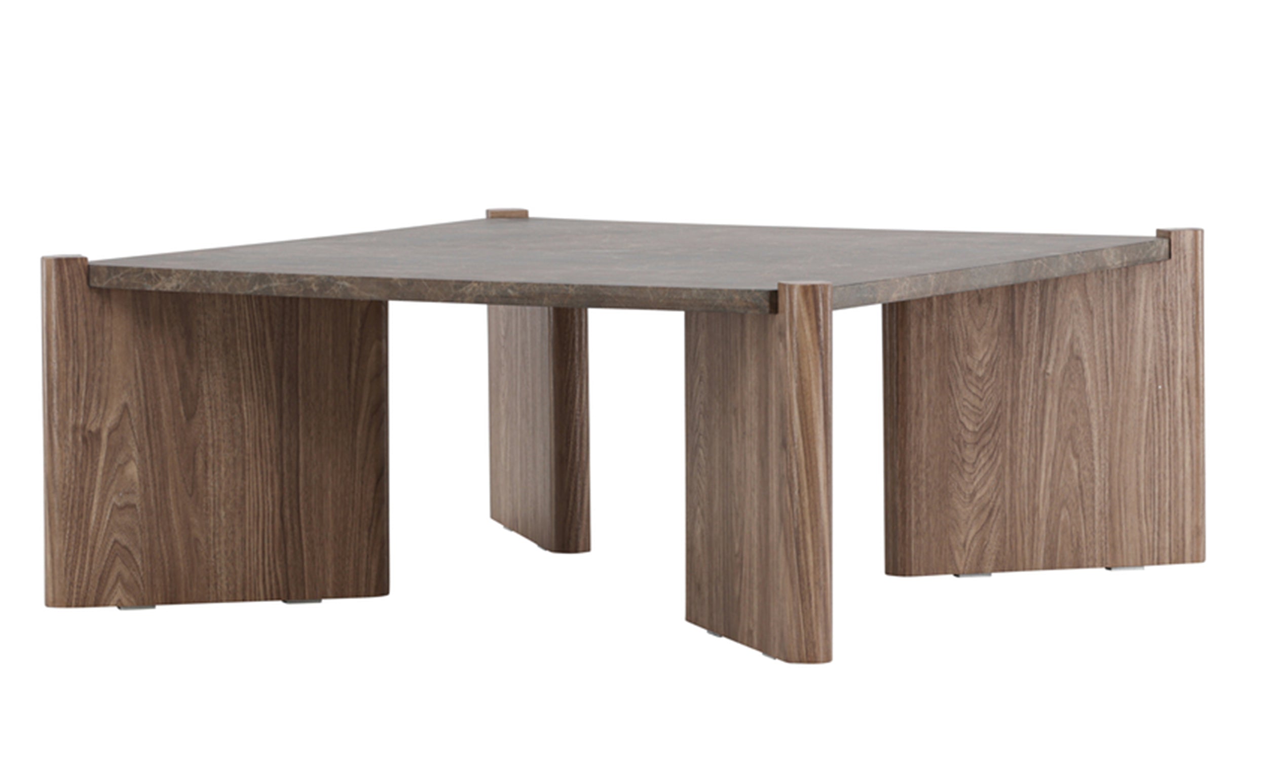 Stolik kawowy Impity 40x100x100cm brązowy