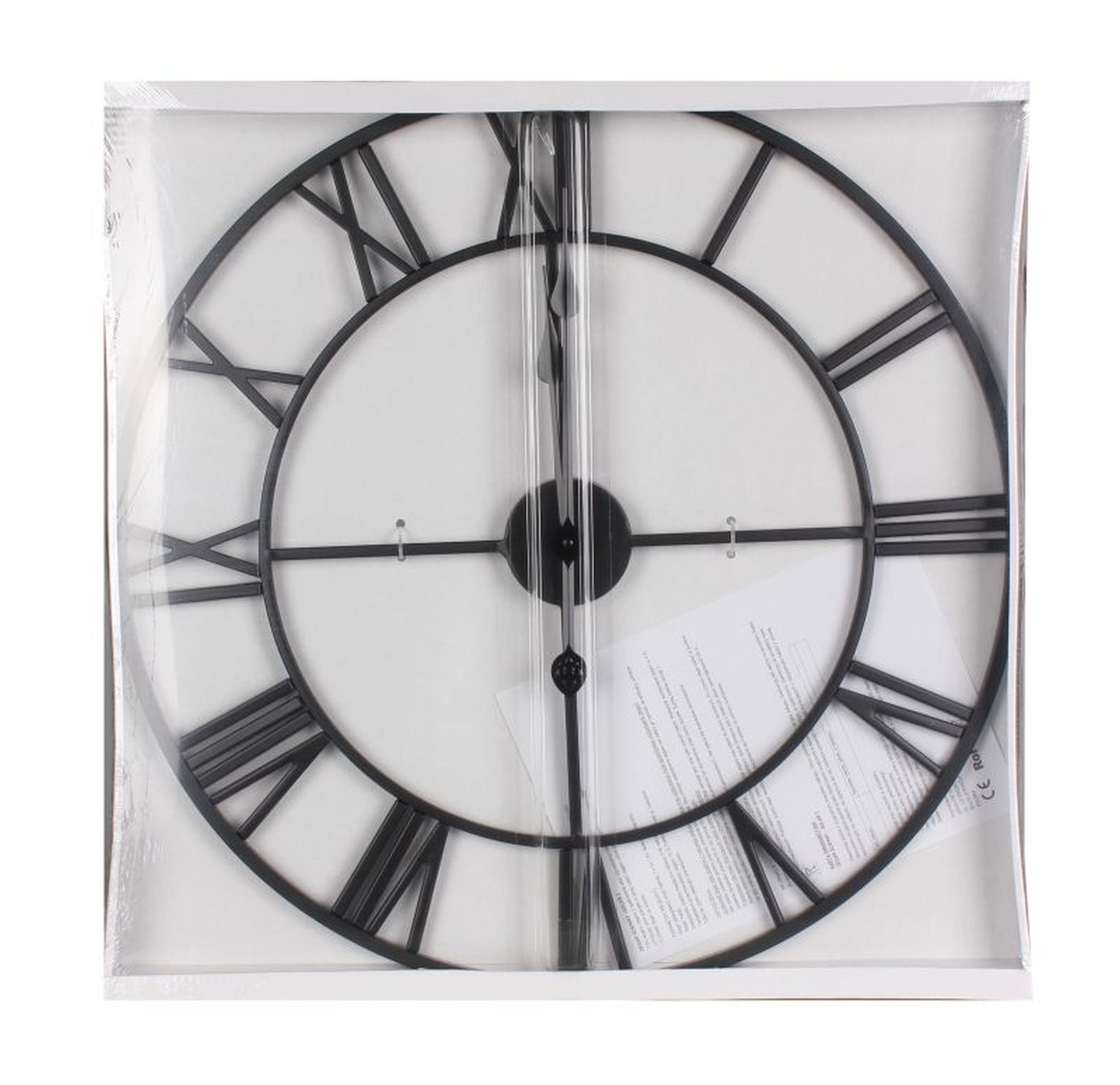Zegar ścienny Kaikara 60 cm czarny