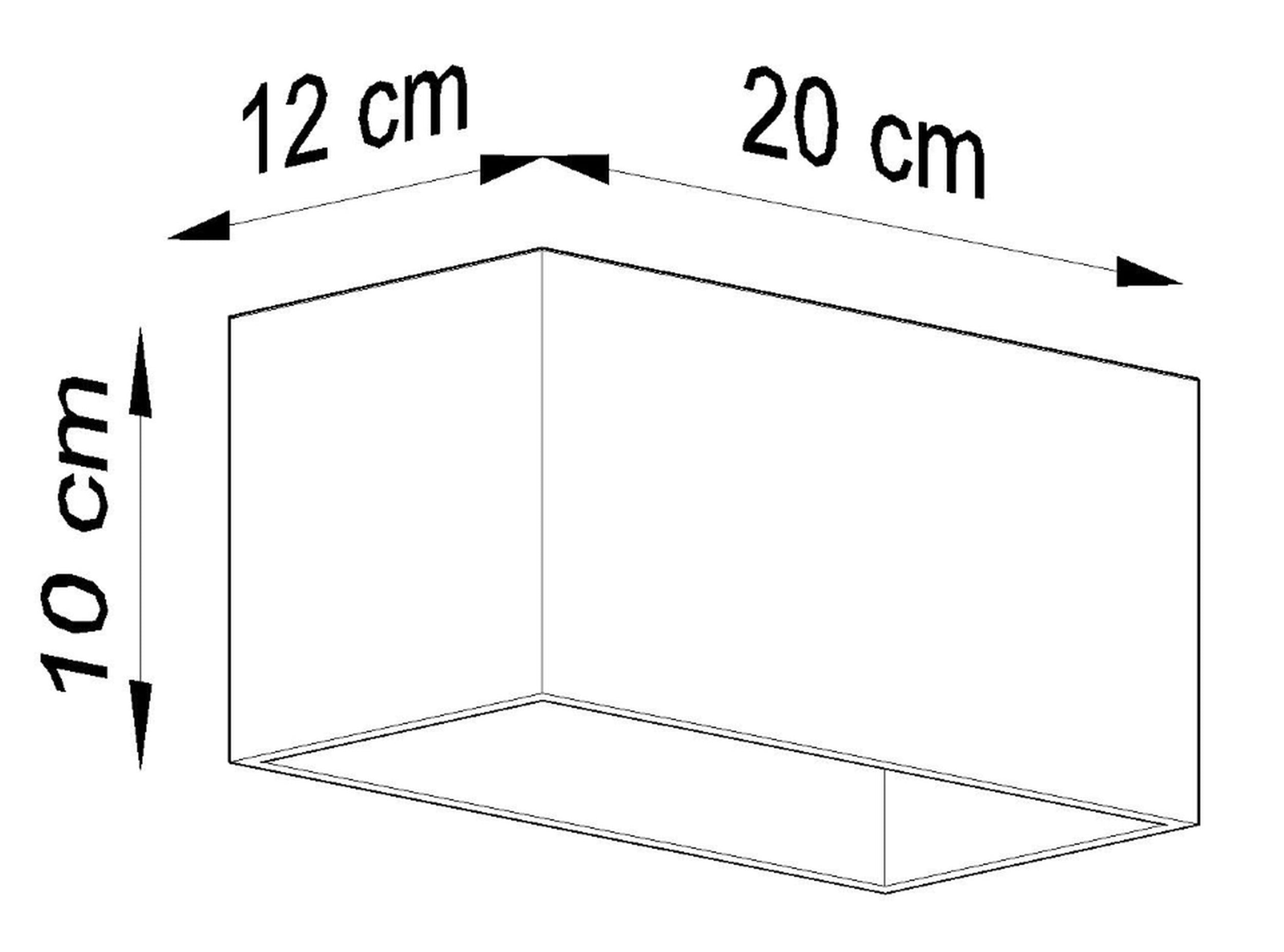 Kinkiet Kodie 20 cm biały