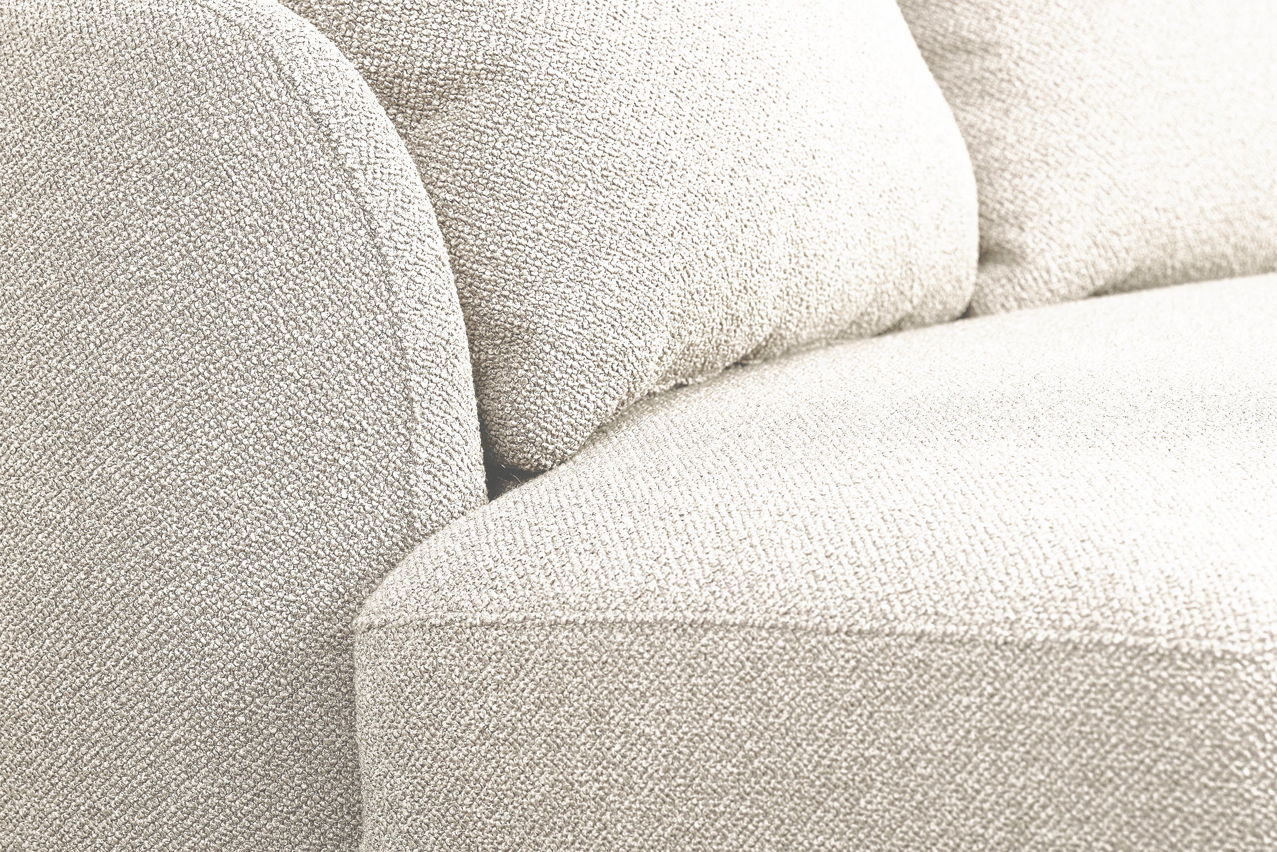 Sofa modułowa Lanomi biała boucle