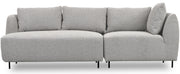 Sofa modułowa Lanomi jasnoszara boucle