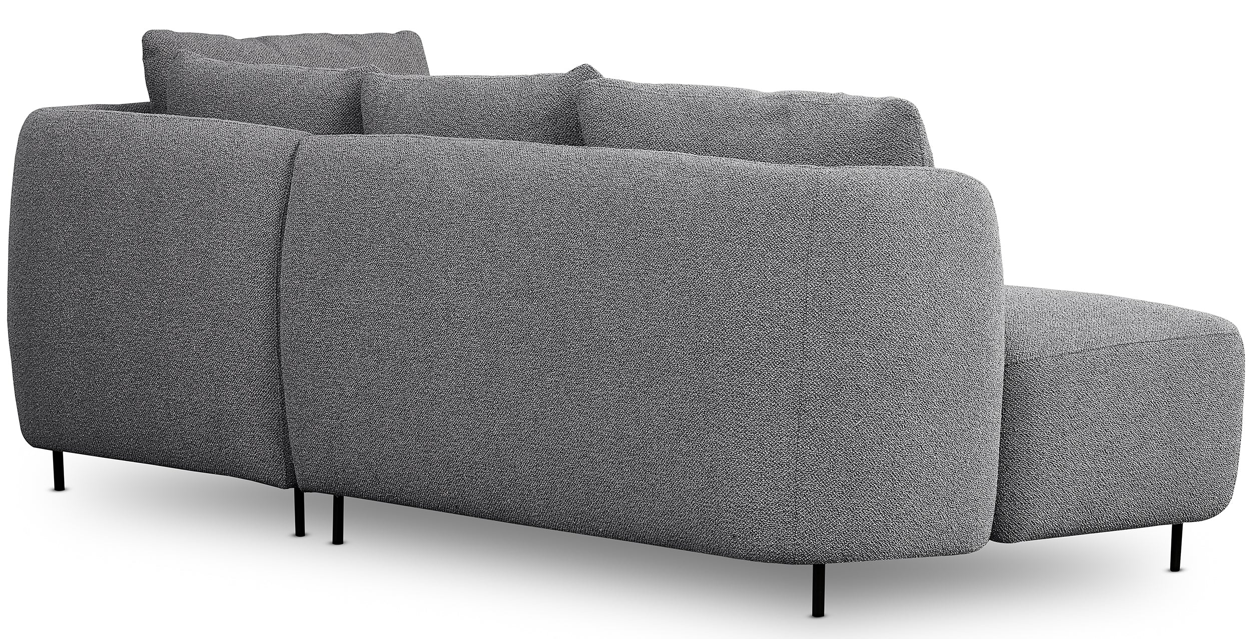 Sofa modułowa Lanomi szara boucle