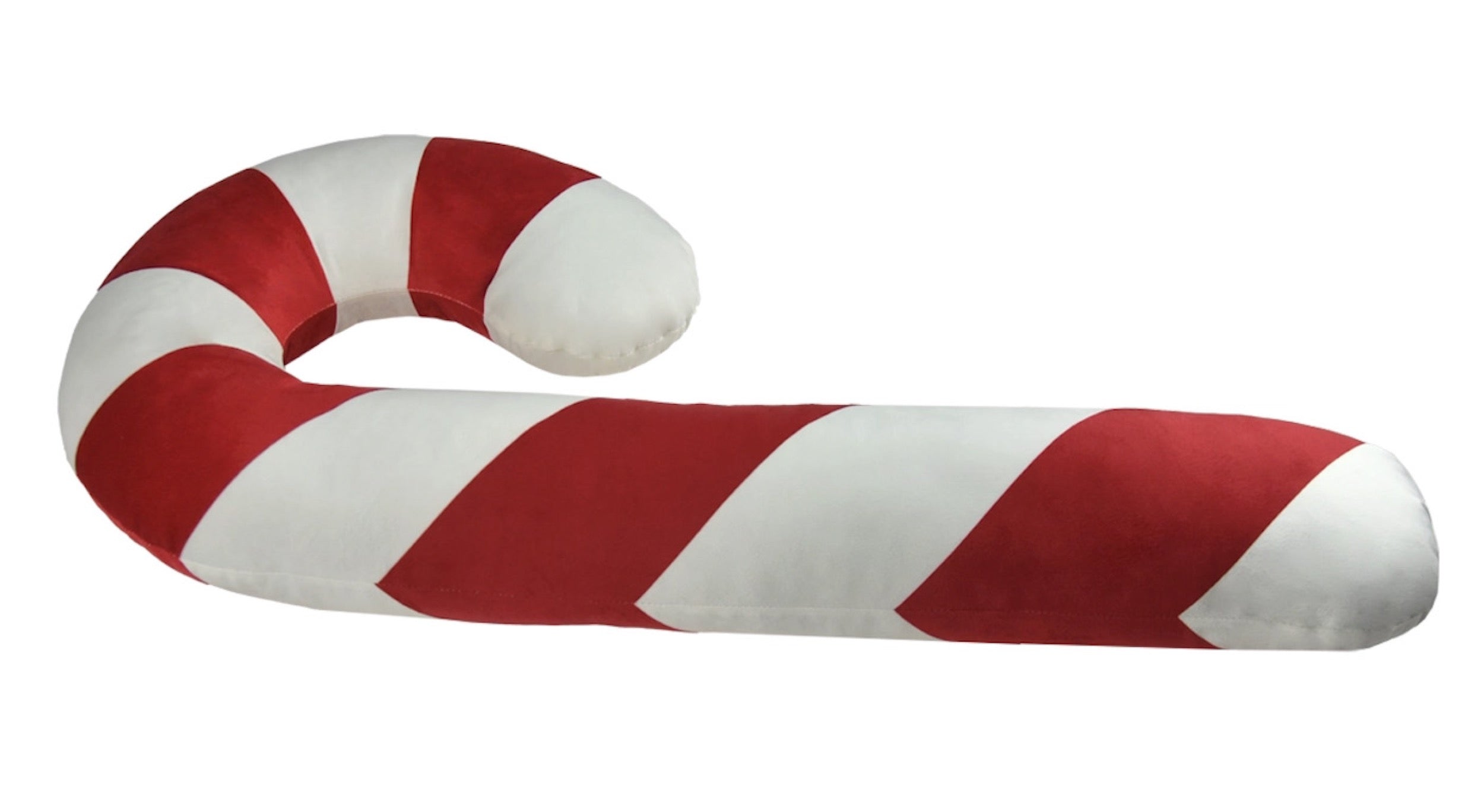 Poduszka XMAS 75 cm czerwona laska cukrowa