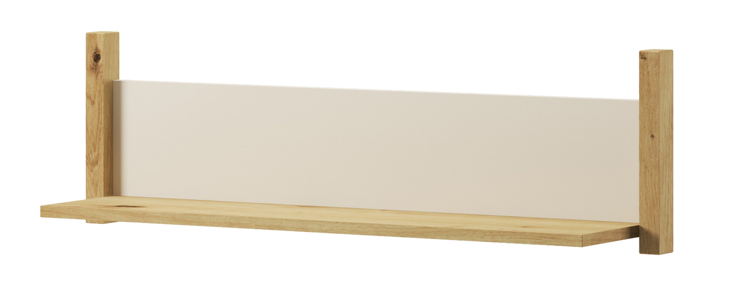Półka wisząca Lenny 90 cm dąb artisan, beż, truflowy