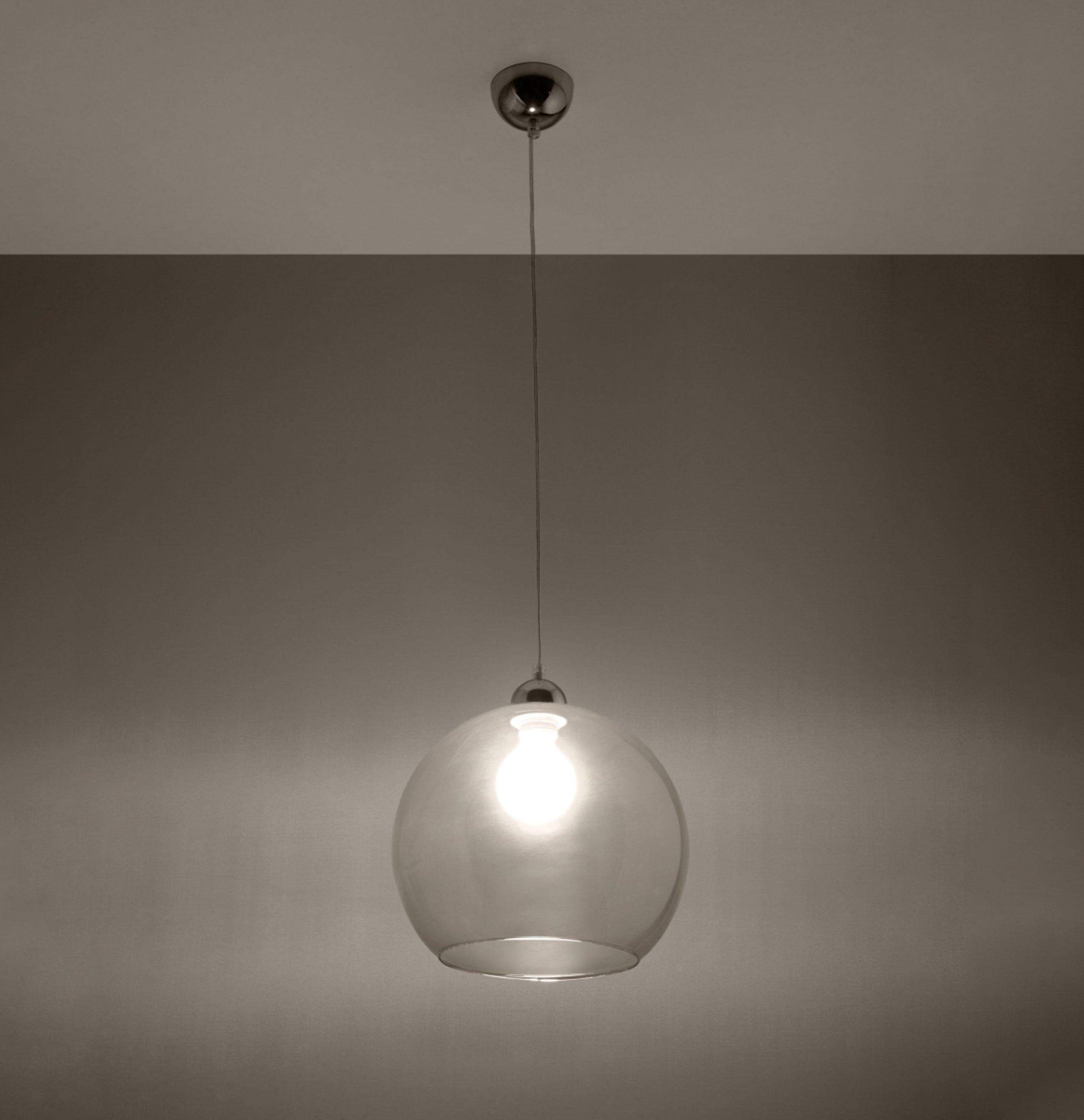 Lampa wisząca Loomize transparentna