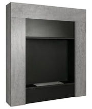 Biokominek portalowy wolnostojący Madeces 84x95 cm w kolorze betonu