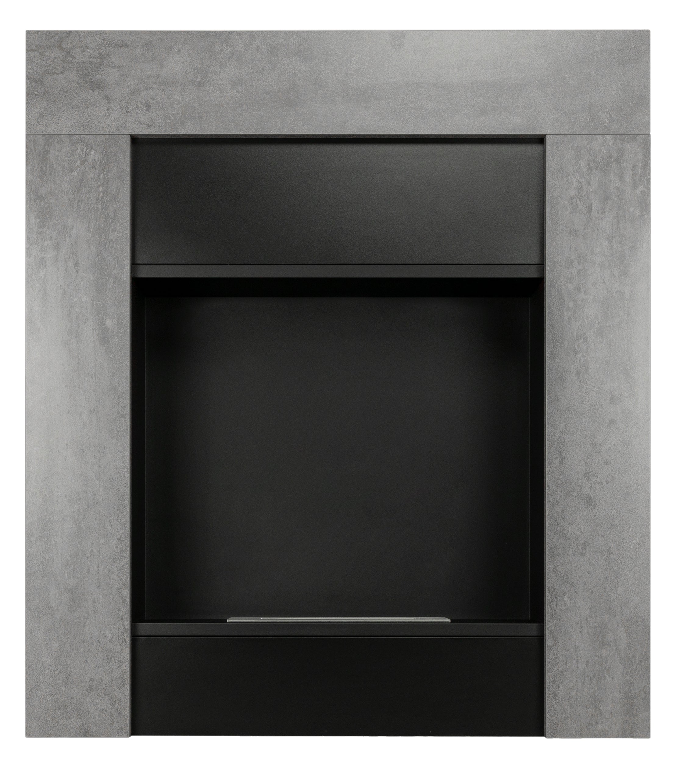 Biokominek portalowy wolnostojący Madeces 84x95 cm w kolorze betonu
