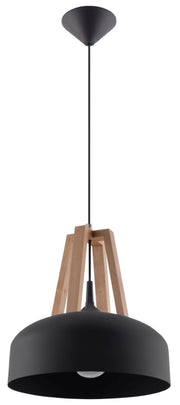 Lampa wisząca Mariflees średnica 30 cm czarna