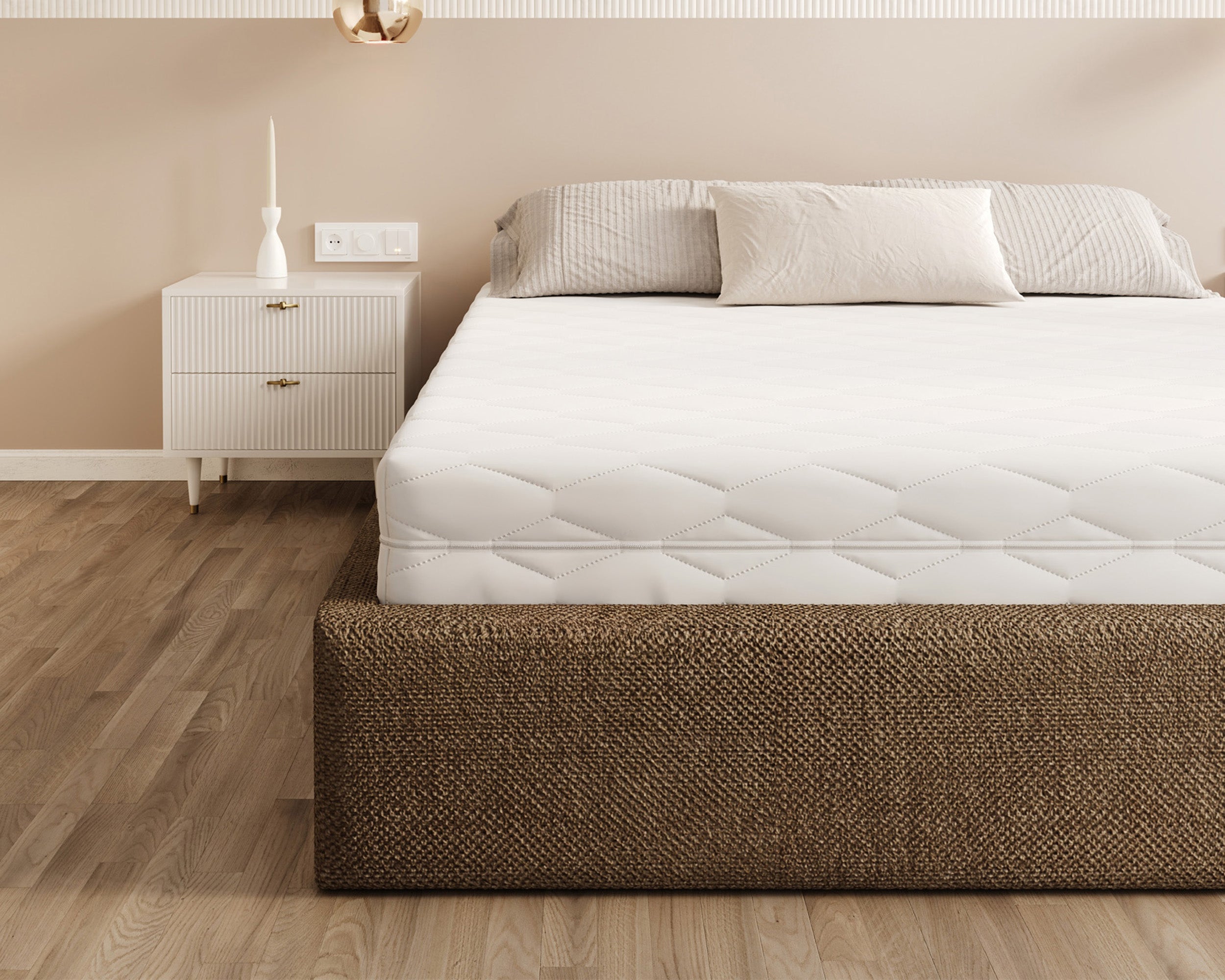 Materac piankowy 160x200 cm Pikolini z lateksem i kokosem dwustronny hipoalergiczny