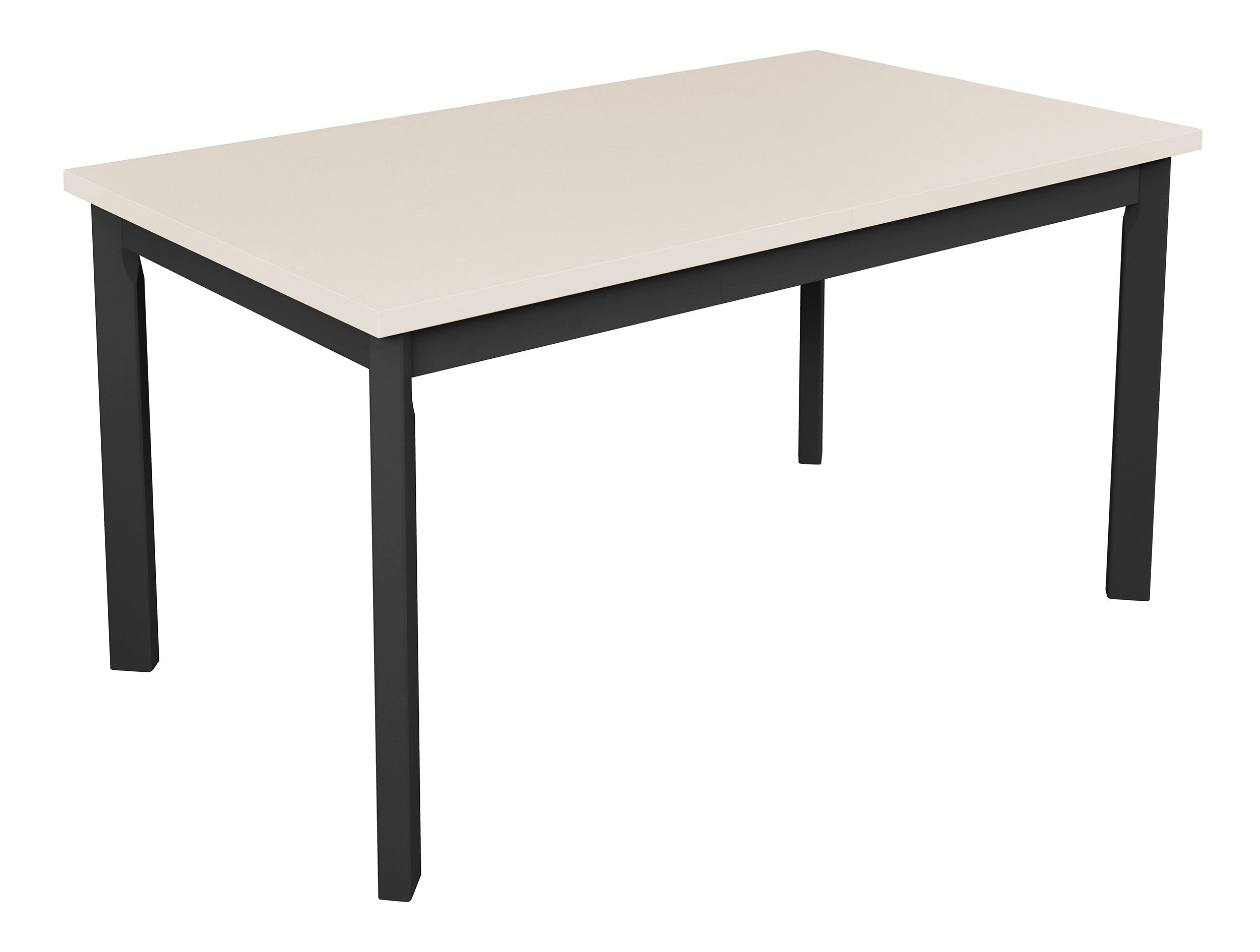 Stół drewniany do jadalni rozkładany Bantale 120-150x80 cm czarny/kaszmir