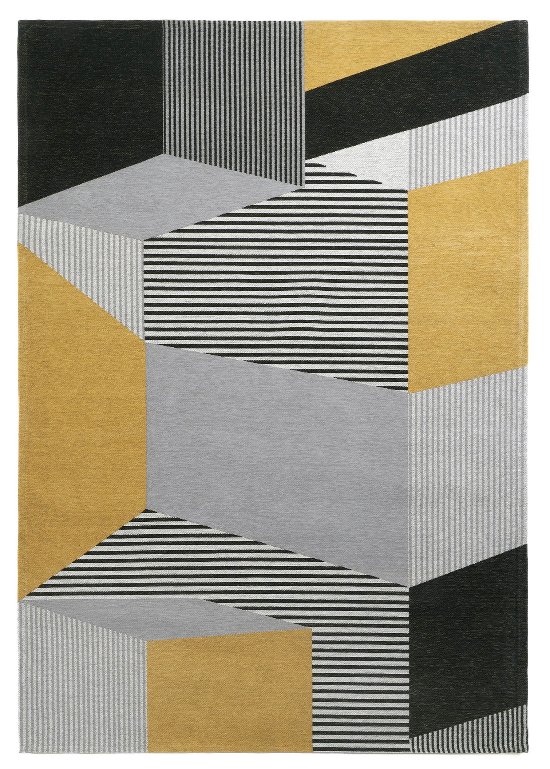 Dywan łatwoczyszczący Metropolis 160x230 cm żółto-szary