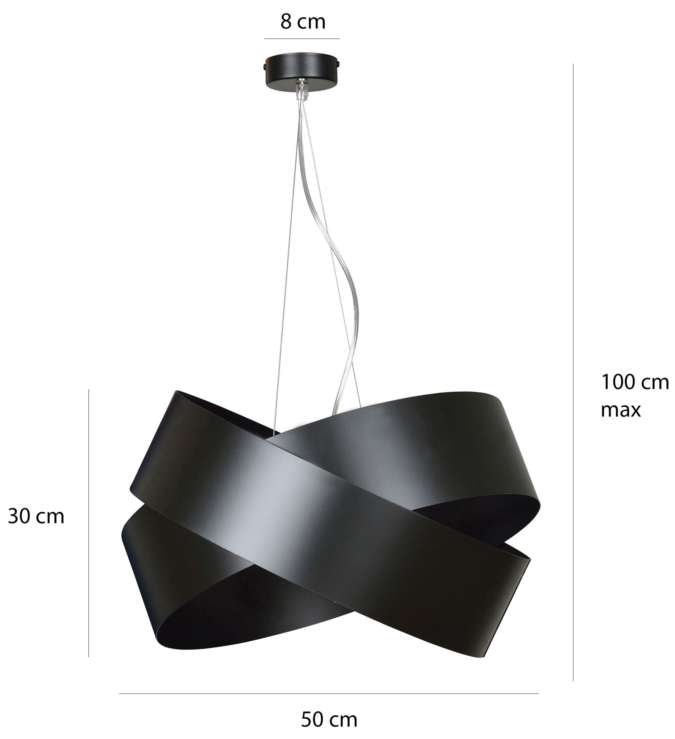 Lampa wisząca Moncalieri czarna