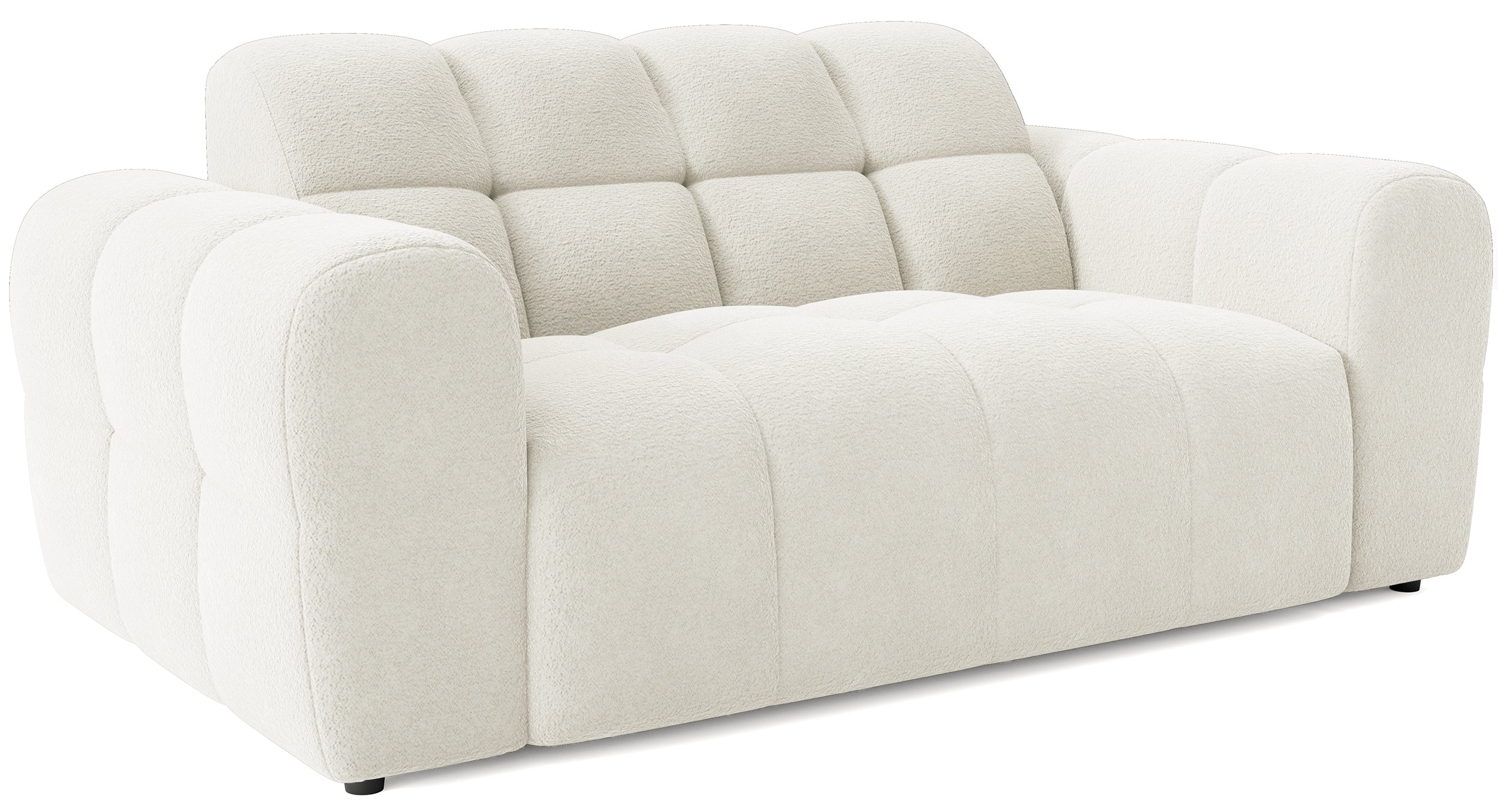 Sofa dwuosobowa Monti kremowa szenil