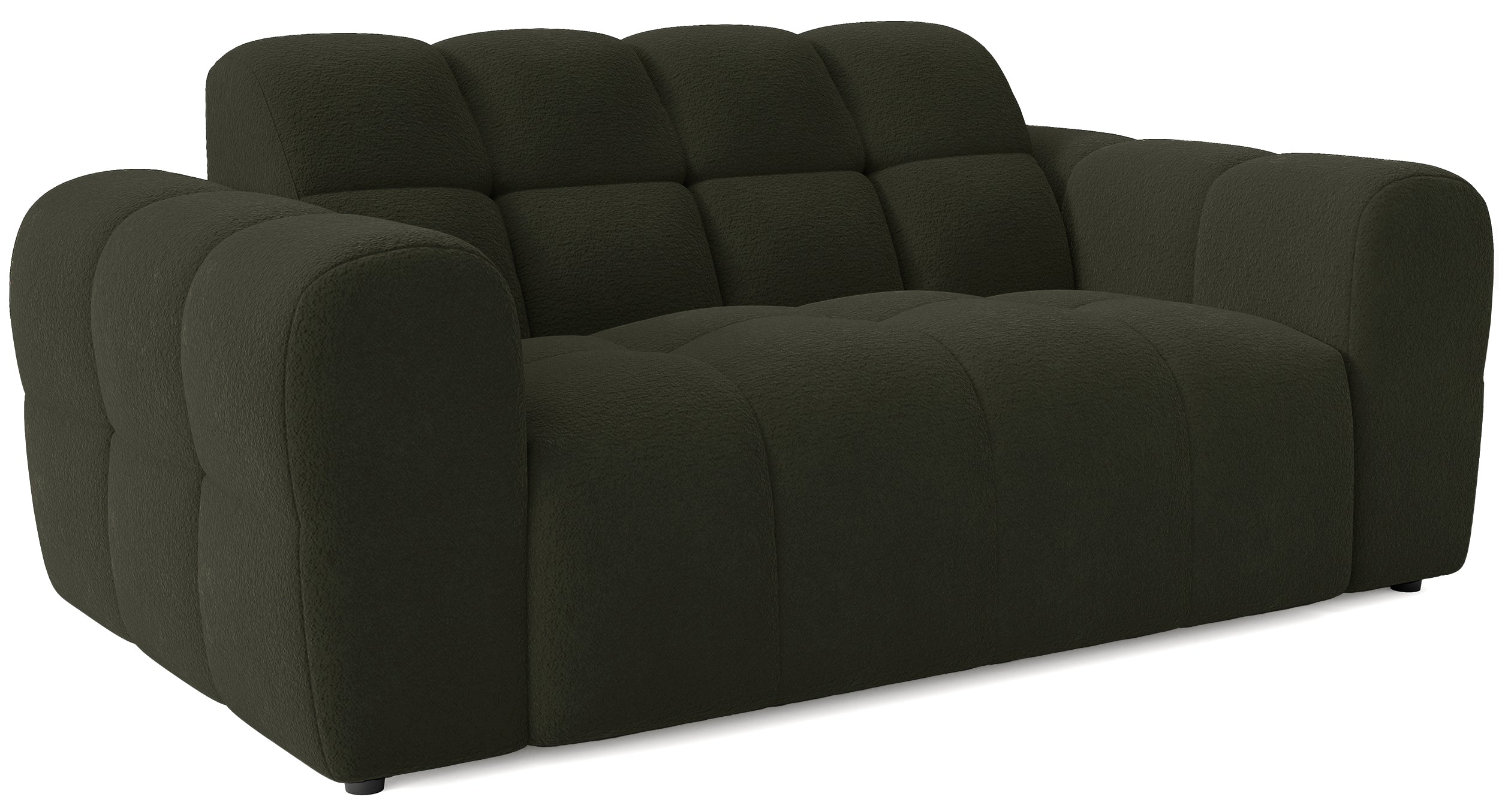 Sofa dwuosobowa Monti oliwkowa szenil