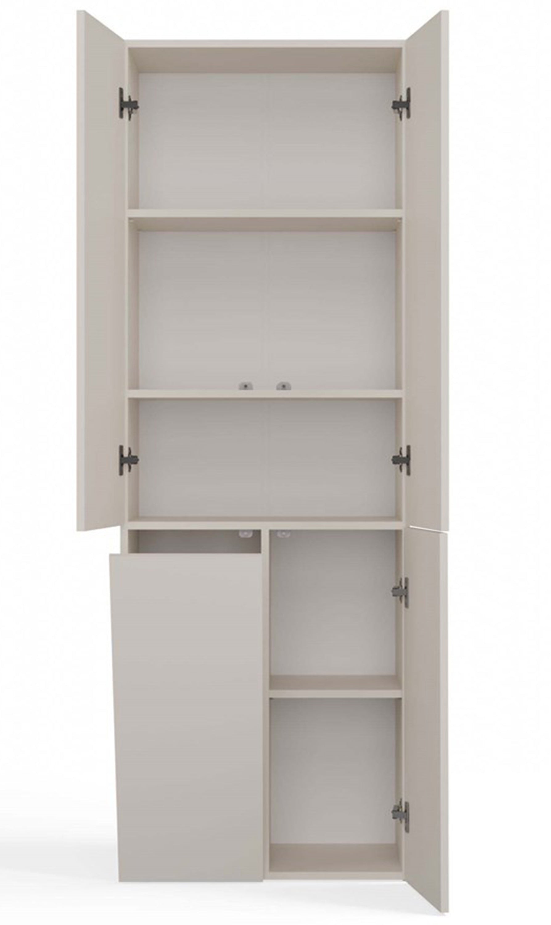 Słupek łazienkowy Nel z koszem na pranie 60 cm kaszmir