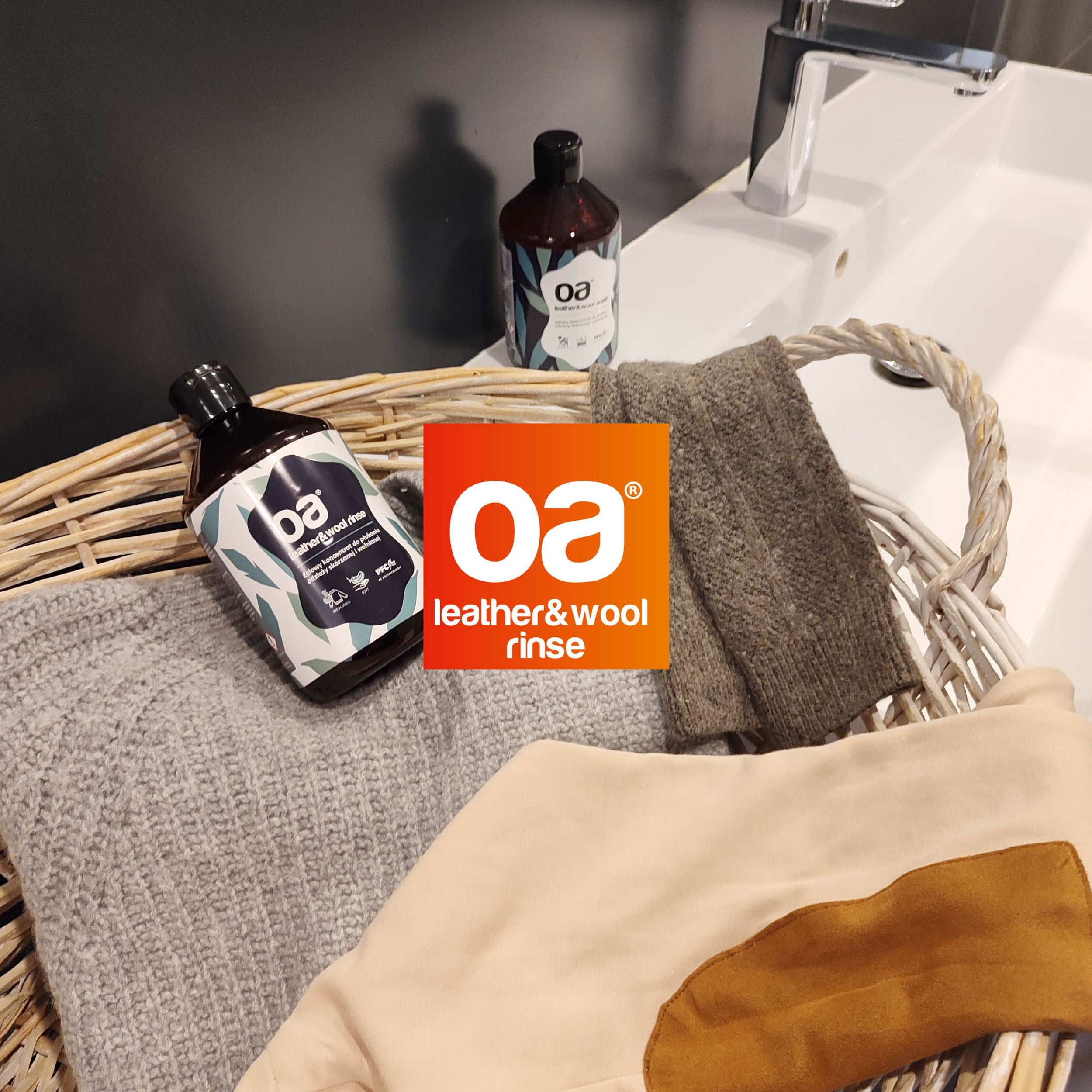 Żel do płukania wełny i skóry OA Leather & Wool Rinse 500 ml