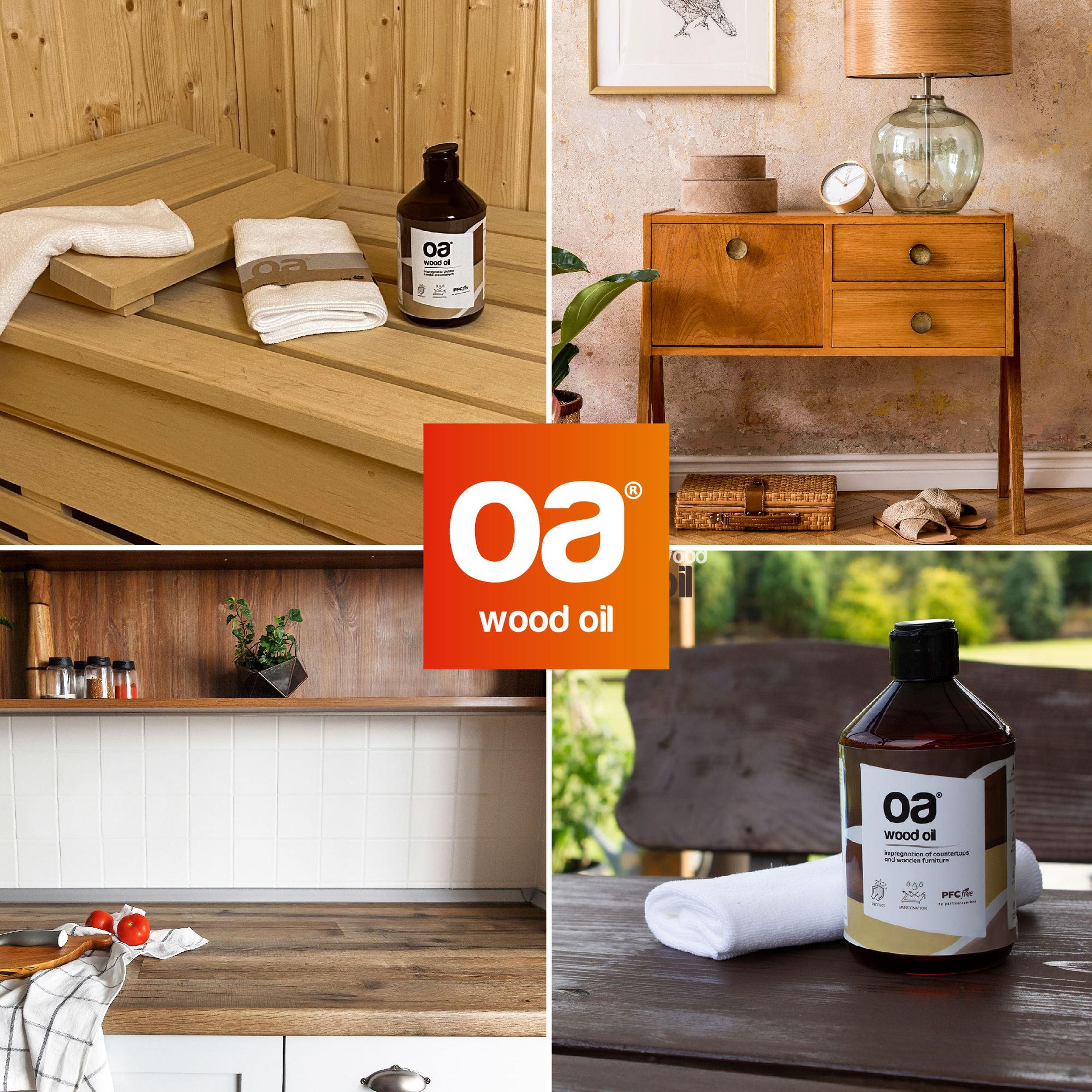 Olej do impregnacji mebli drewnianych OA Wood Oil 500 ml