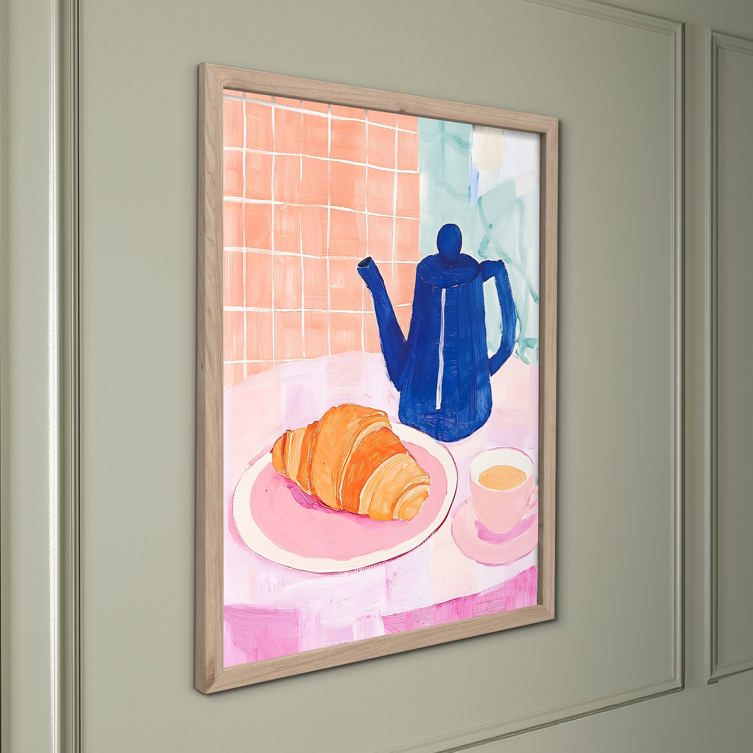 Obraz w ramie Croissant 40x30 cm