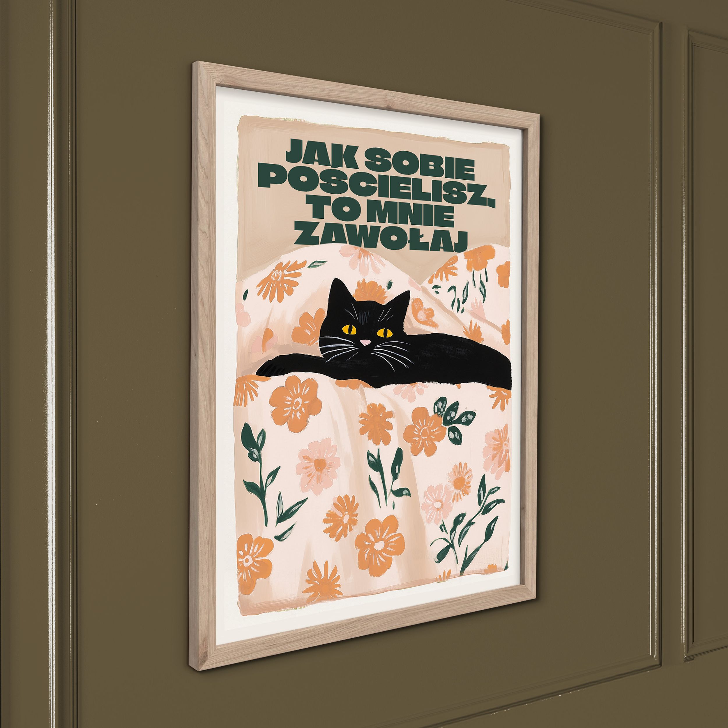 Obraz w ramie Snuggle 40x30 cm