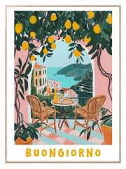Obraz w ramie Balcony I 70x50 cm