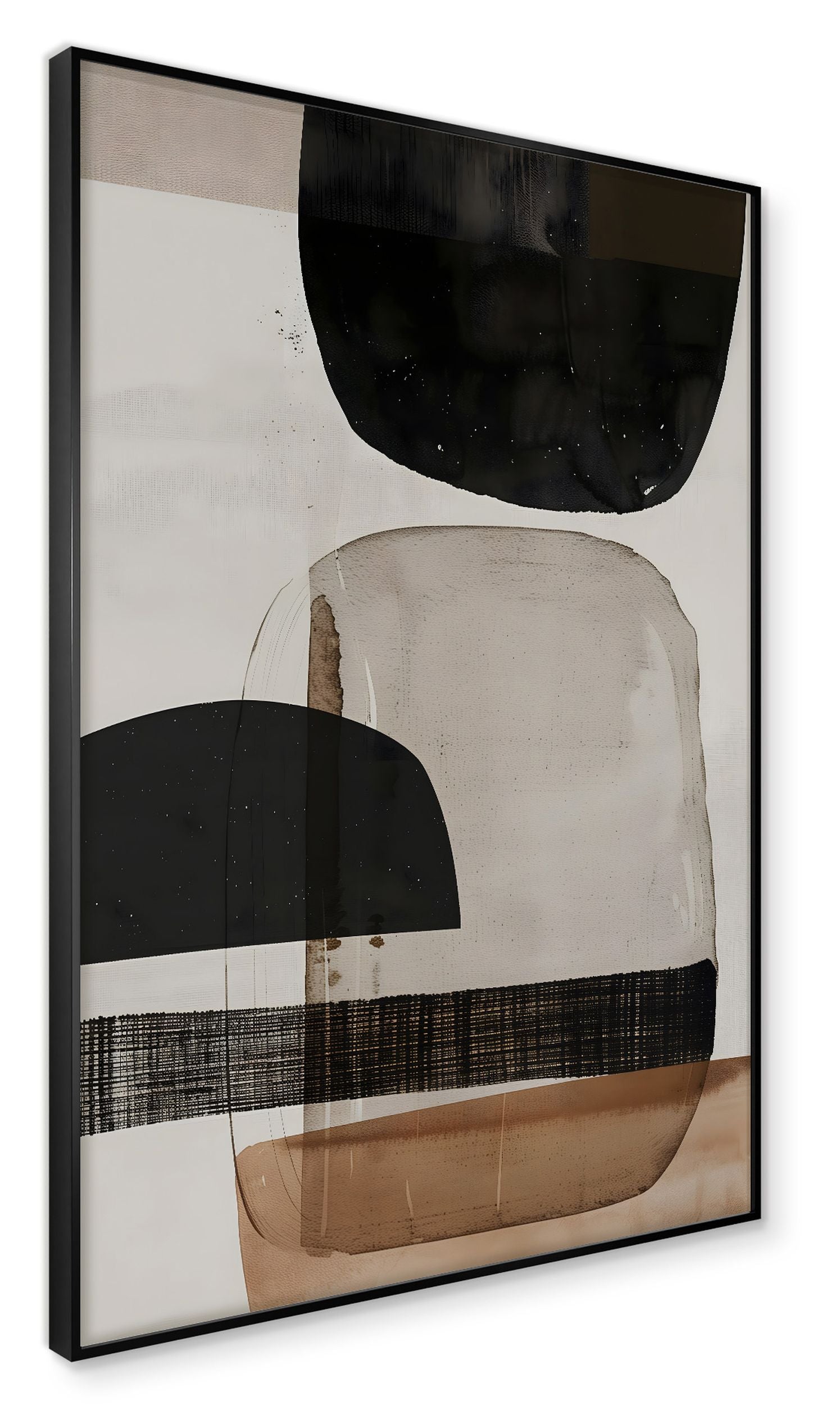 Obraz w czarnej ramie Layered 70x50 cm
