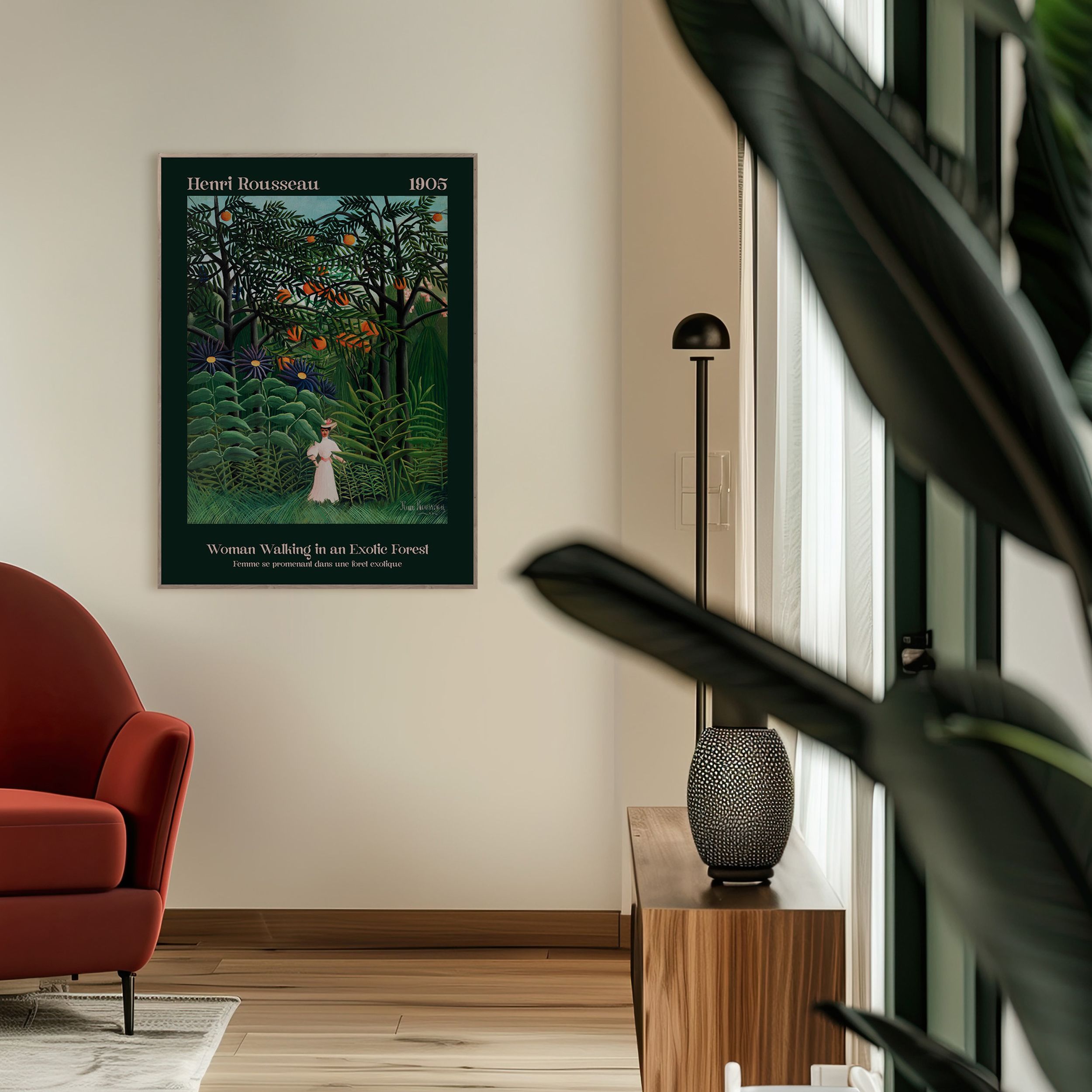 Obraz w ramie Exotic Forest 70x50 cm