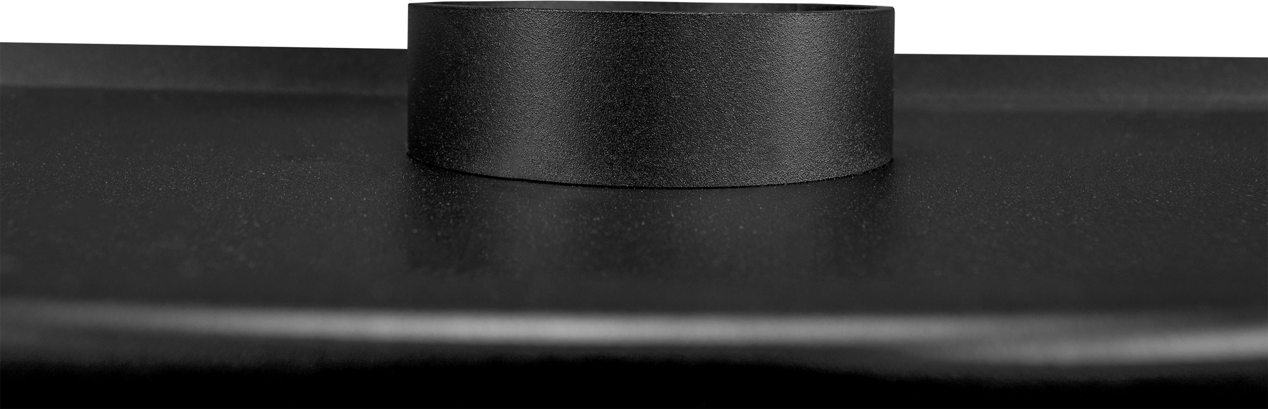 Biokominek do zabudowy Obvingy 80x50x30 cm prawy czarny strukturalny