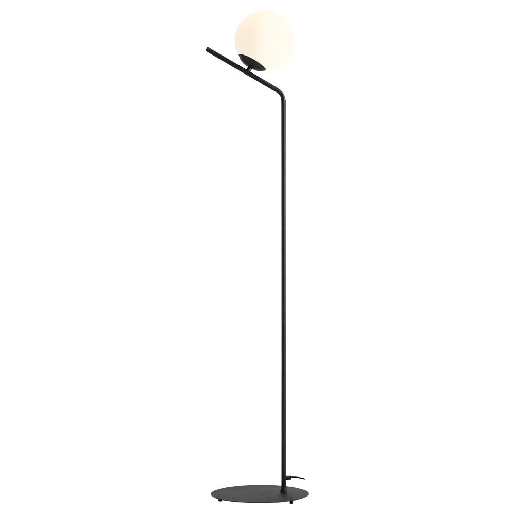 Lampa podłogowa Pipeally czarna