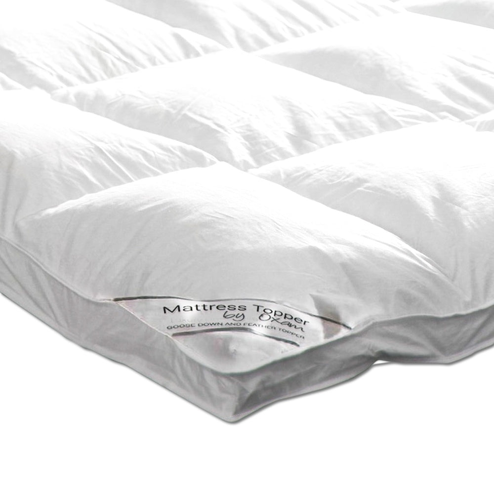 Nakładka na materac z gęsiego pierza by Oxam 90/200