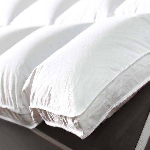 Nakładka na materac z gęsiego pierza by Oxam 90/200