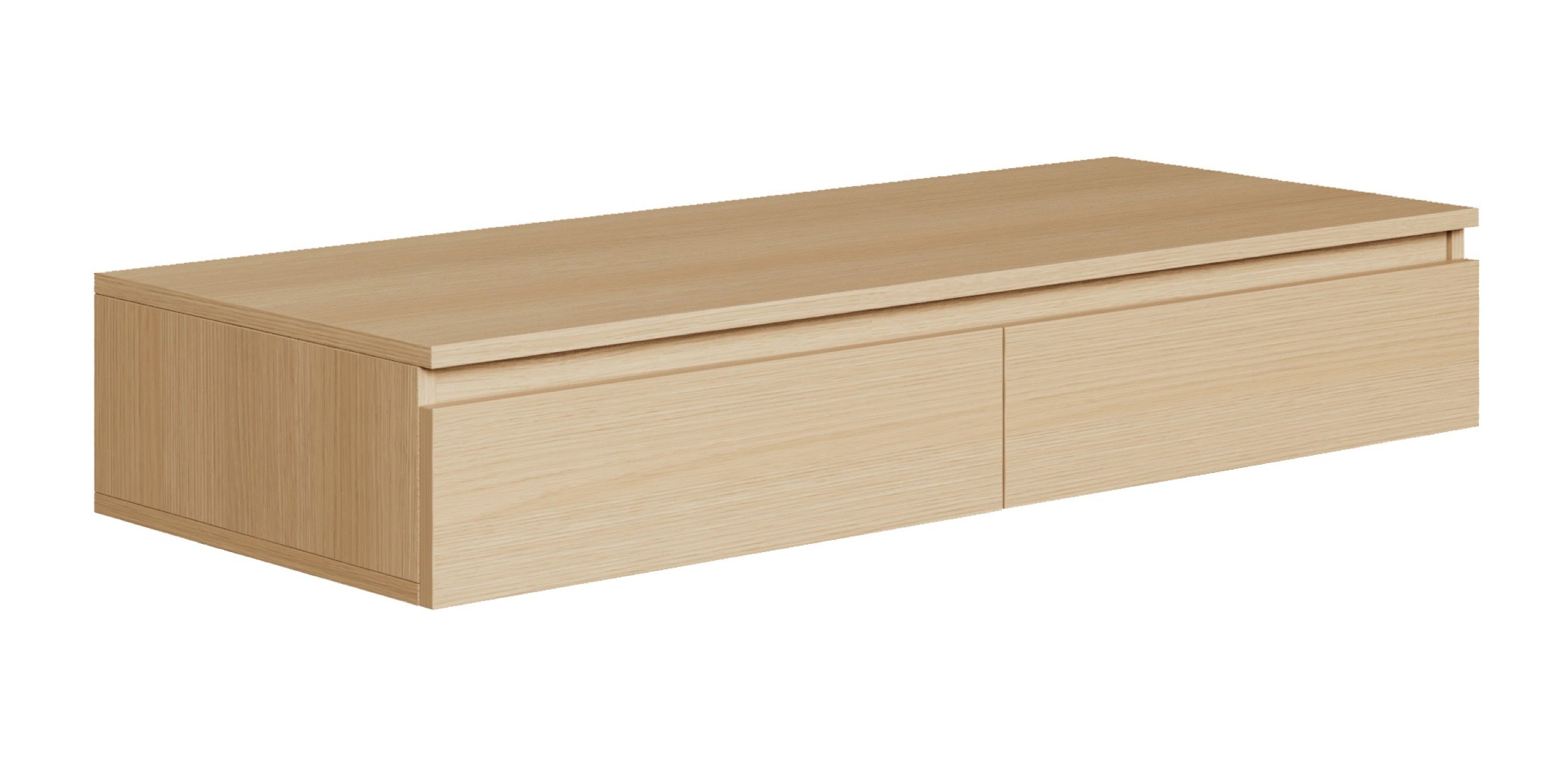 Biurko toaletka Bemmi wisząca z szufladami 120 cm dąb lindberg