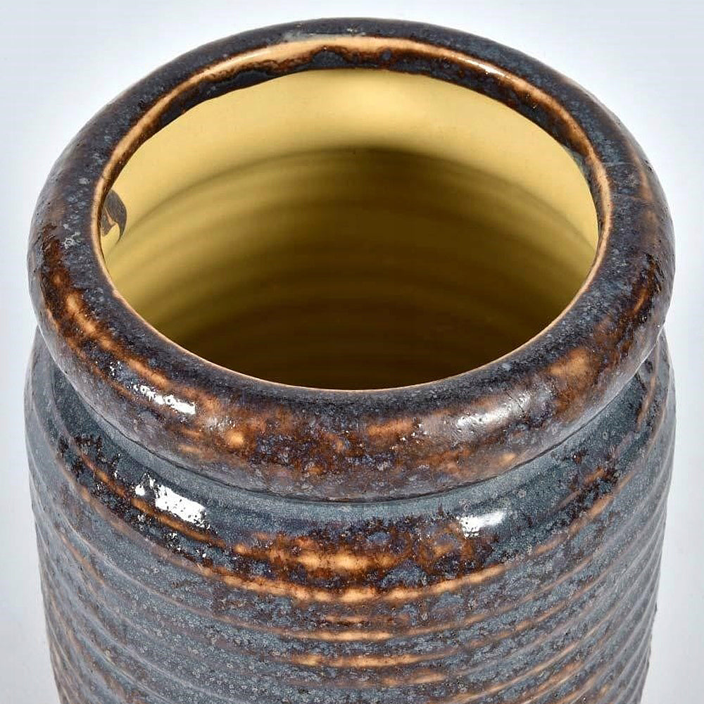 Osłonka na doniczkę Alseres średnica 17,5 cm brązowa
