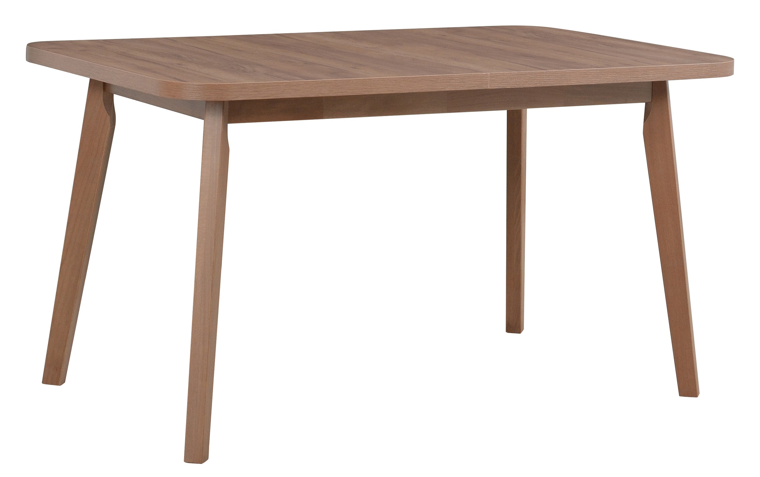 Stół drewniany do jadalni rozkładany Dimenly 140-180x80 cm orzech jasny