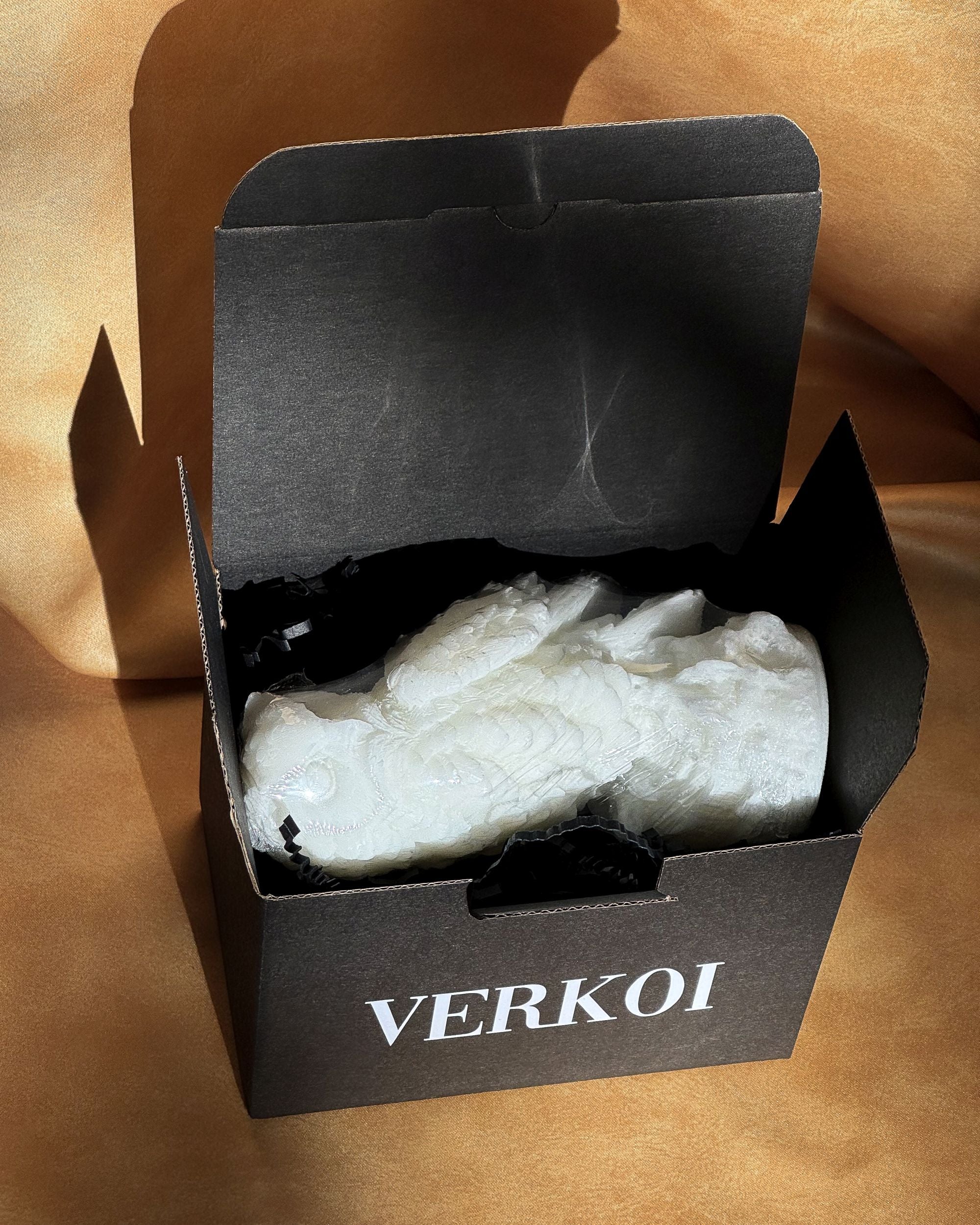 Świeca z wosku palmowego Owl Statue 350 g