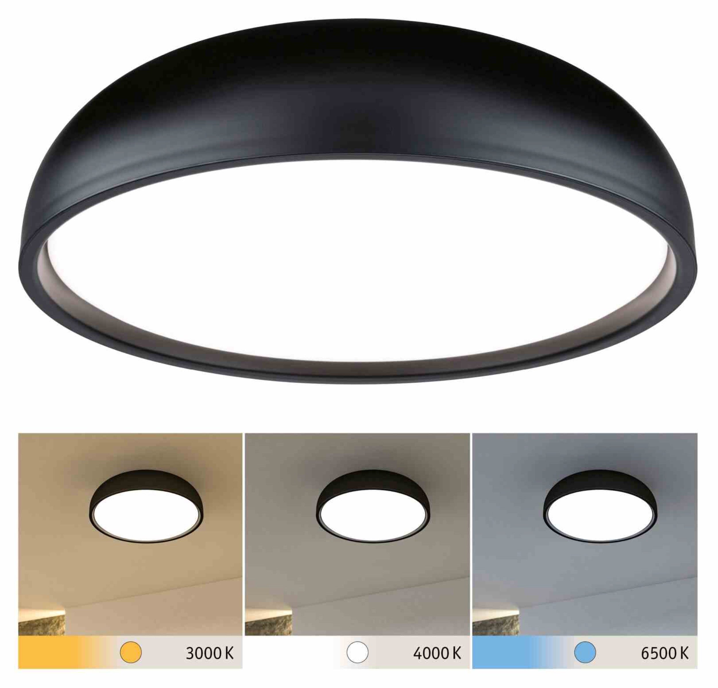 Plafon Oka LED czarny