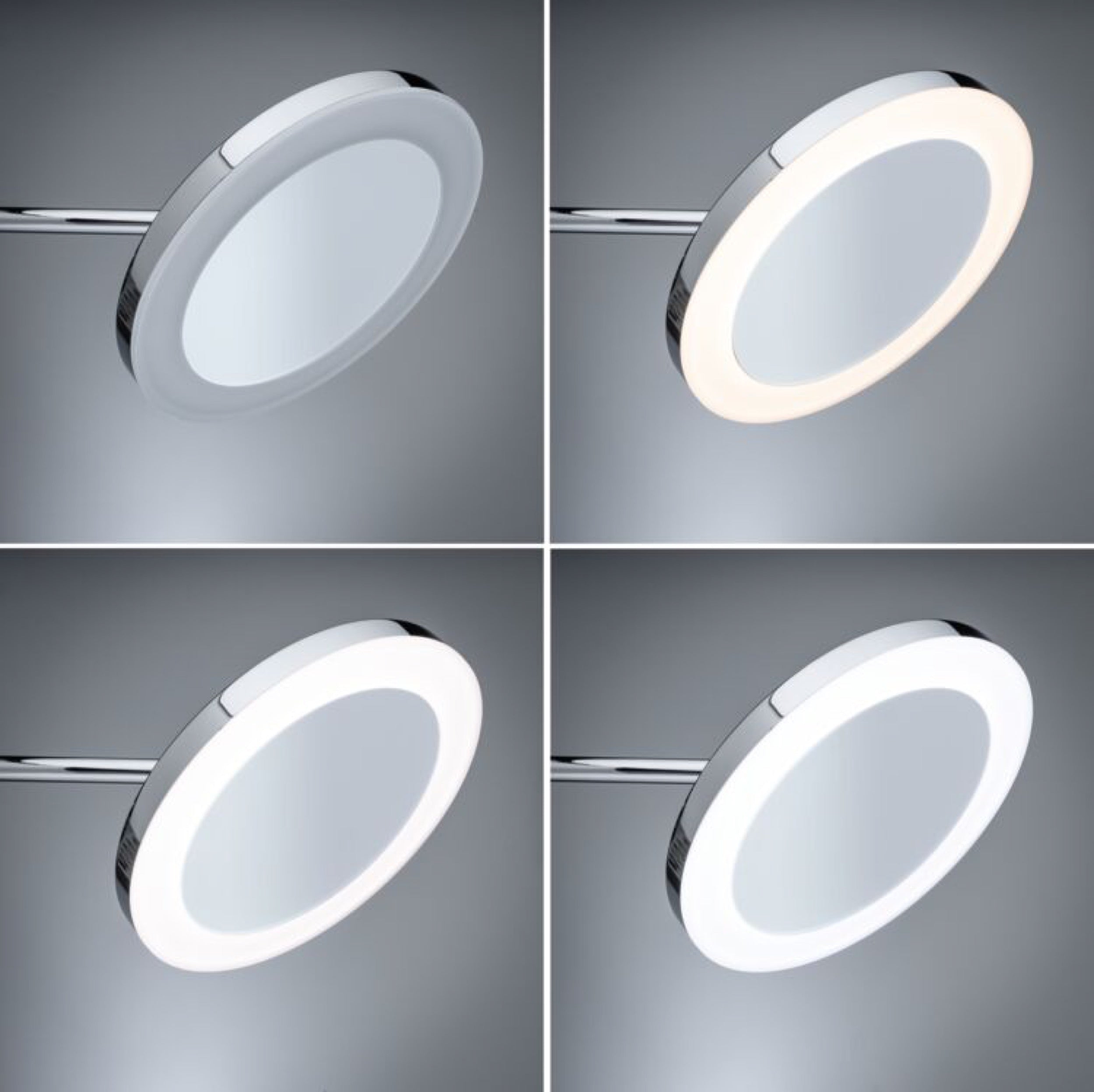 Lusterko kosmetyczne Masua LED srebrne