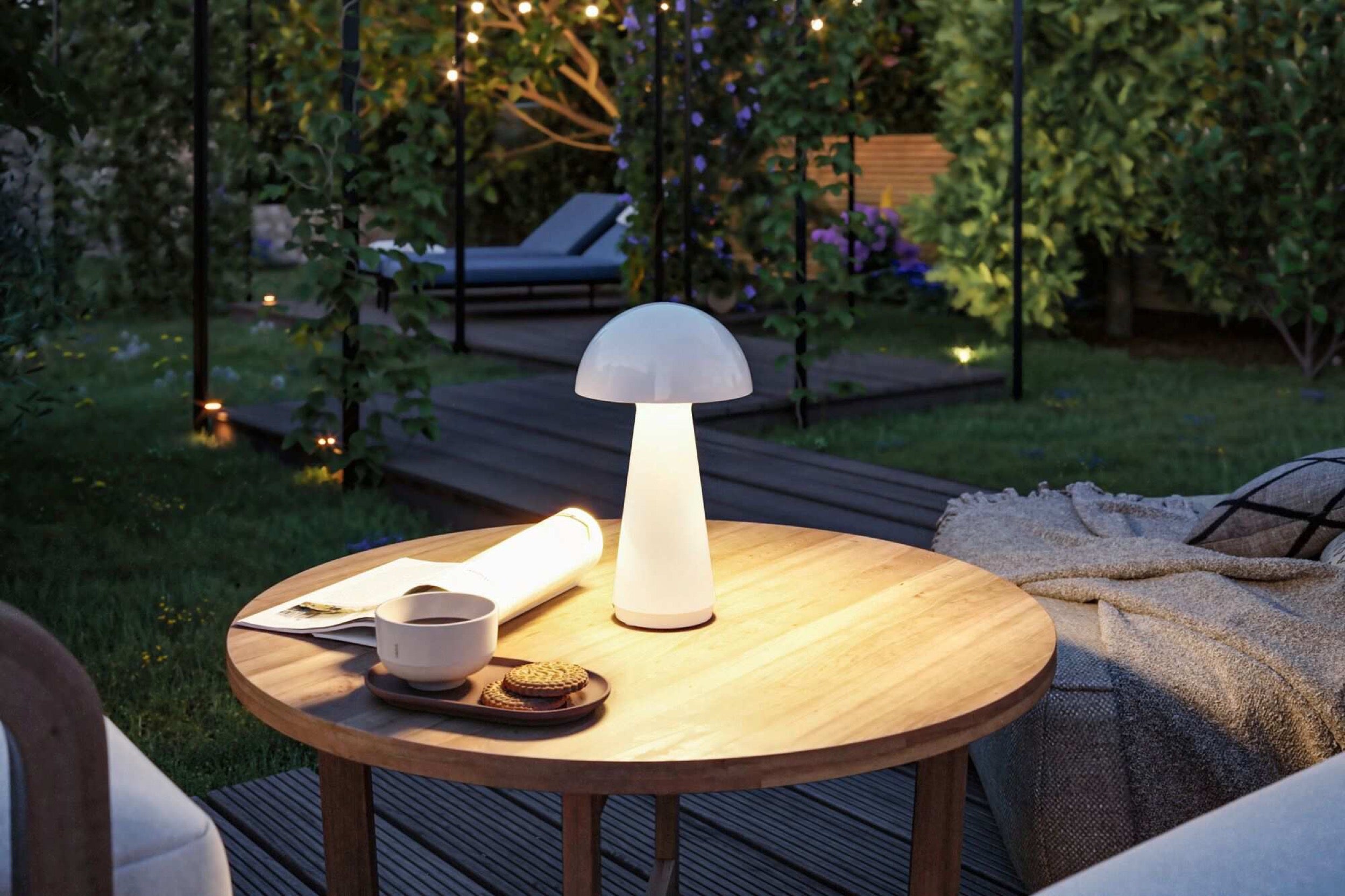 Lampa stołowa Onzo LED biały połysk