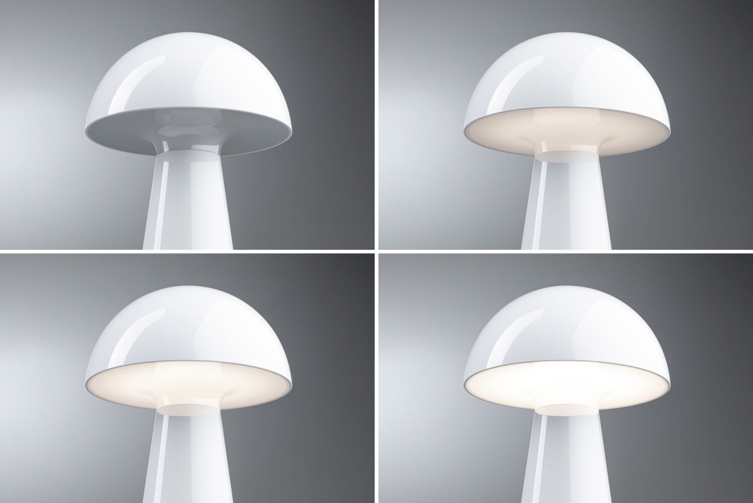 Lampa stołowa Onzo LED biały połysk